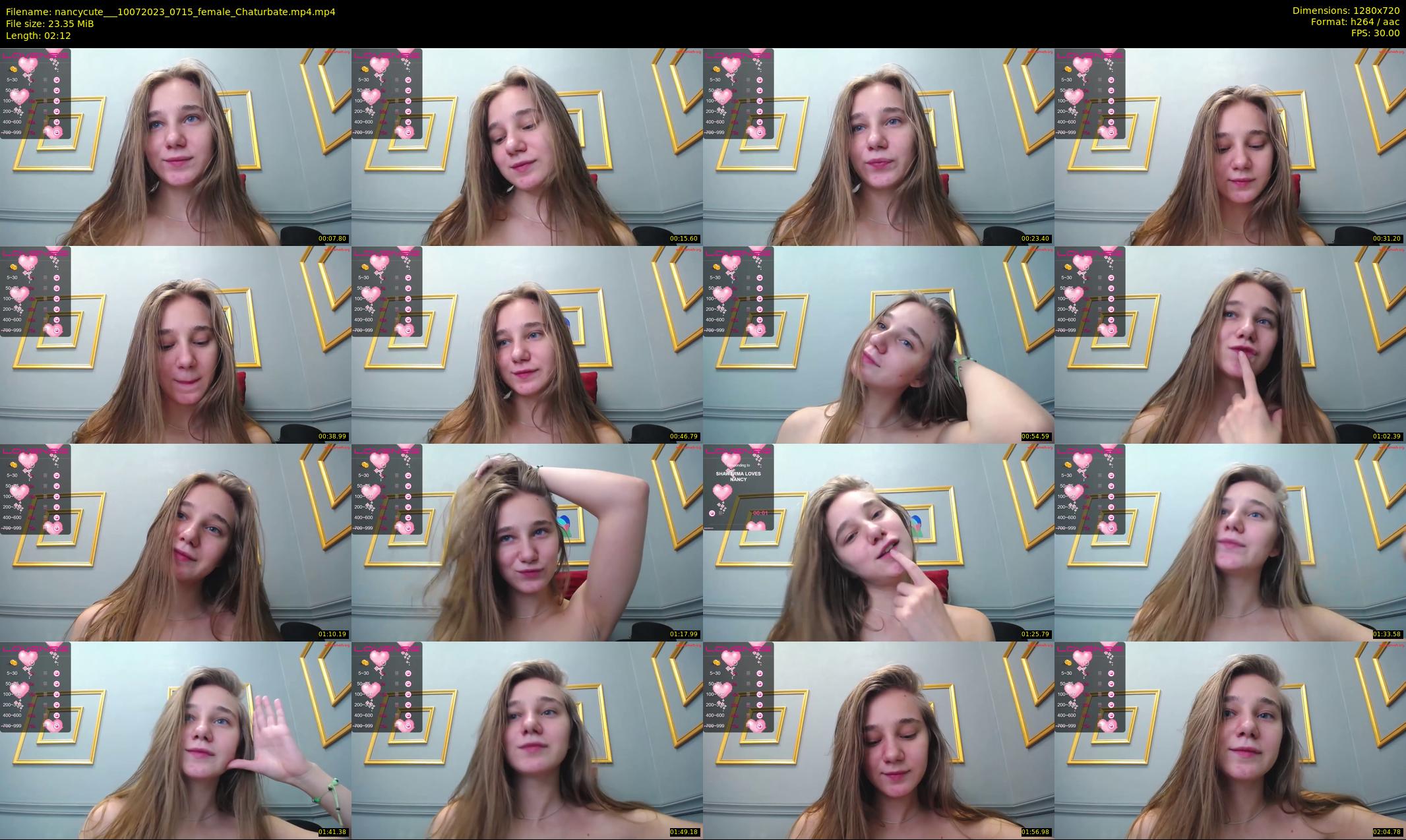 nancycute__ — 3 minute Chaturbate female cam show recording, 720p, Jul 10, 2023