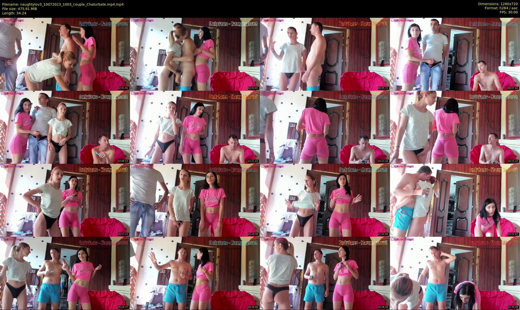 naughtylov3 — 35 minute Chaturbate couple cam show recording, 720p, Jul 10, 2023