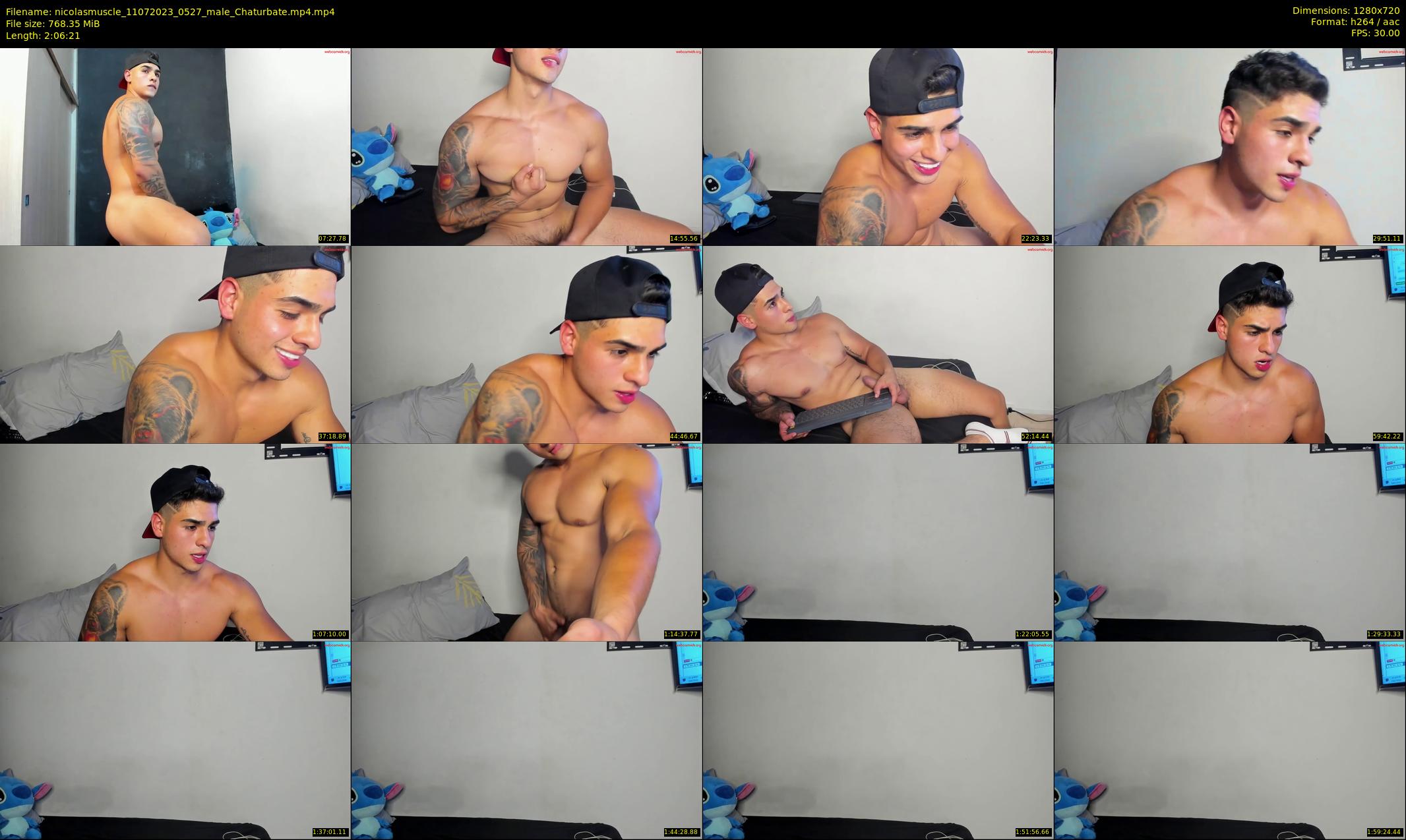 nicolasmuscle — 127 minute Chaturbate male cam show recording, 720p, Jul 11, 2023