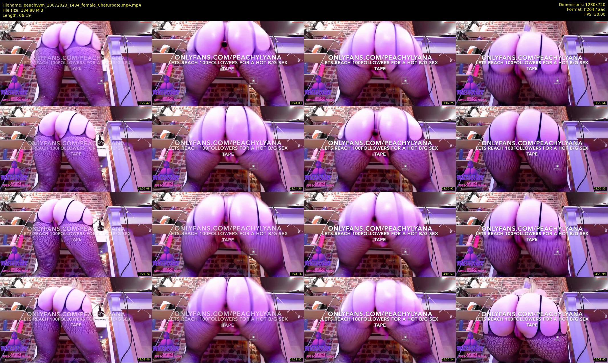 peachyym — 7 minute Chaturbate female cam show recording, 720p, Jul 10, 2023
