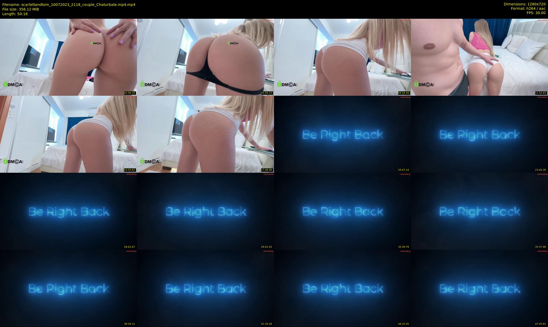 scarlettandtom — 51 minute Chaturbate couple cam show recording, 720p, Jul 10, 2023