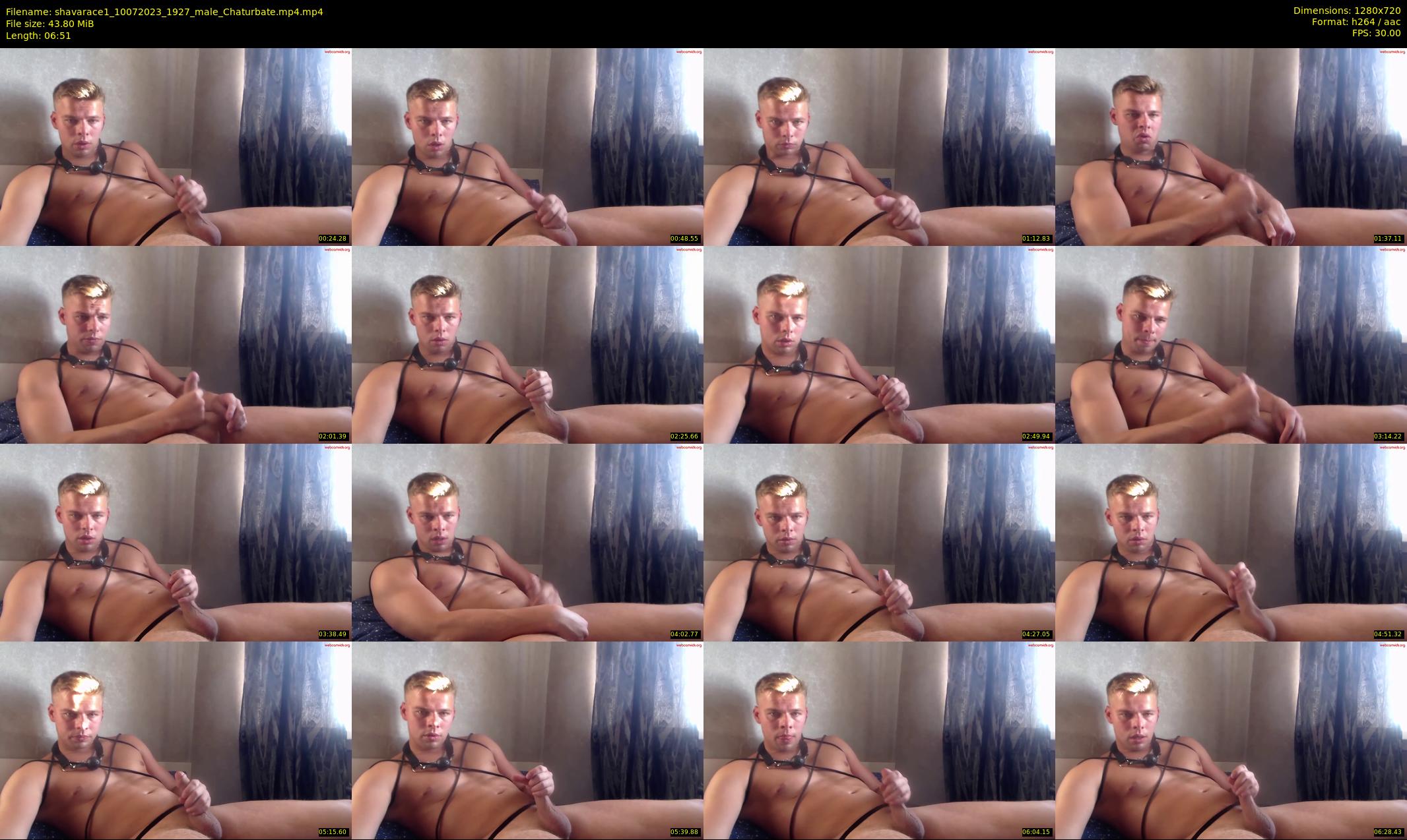 shavarace1 — 7 minute Chaturbate male cam show recording, 720p, Jul 10, 2023