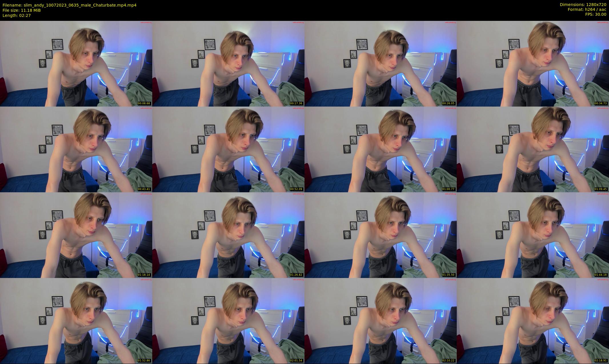 slim_andy — 3 minute Chaturbate male cam show recording, 720p, Jul 10, 2023