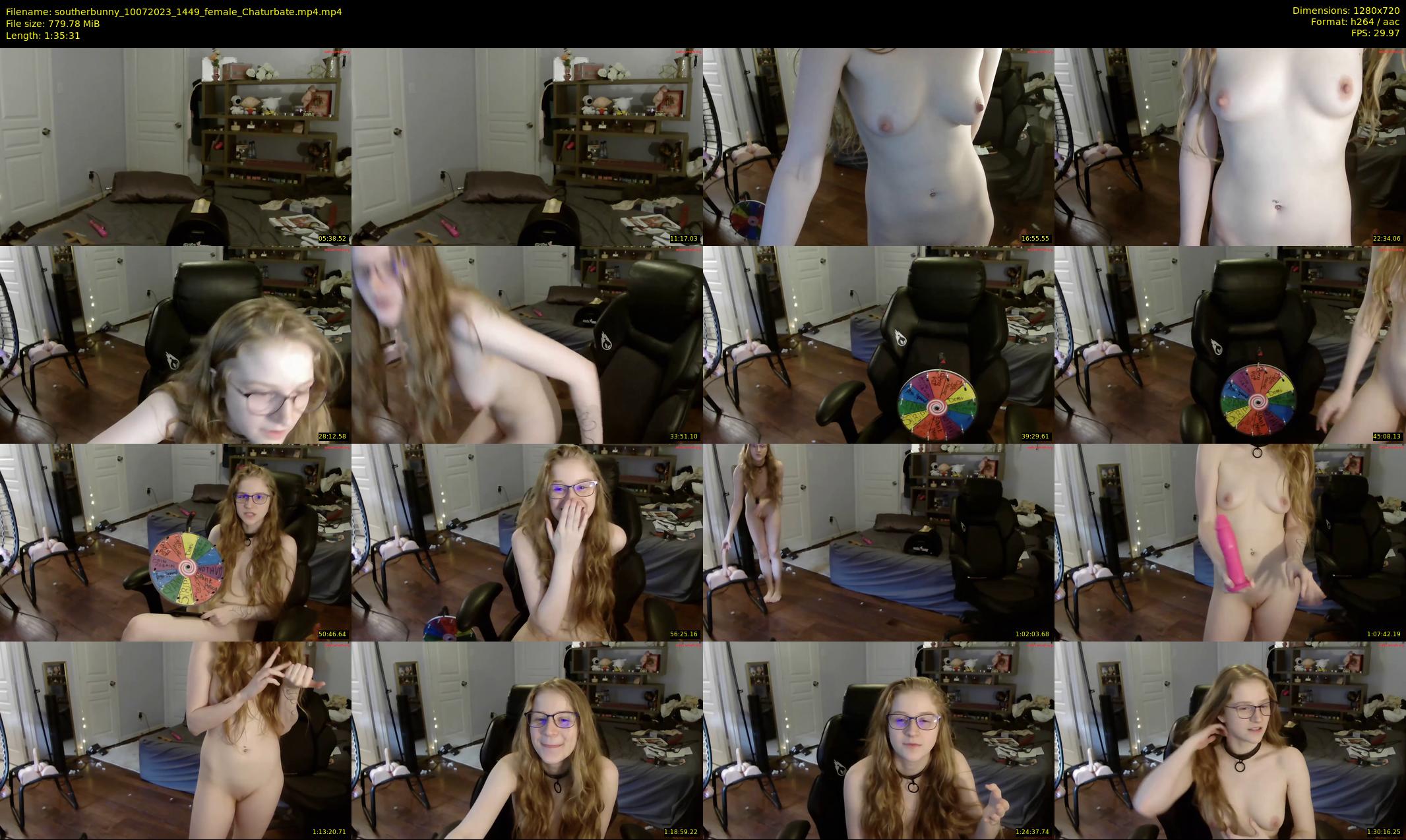 southerbunny — 96 minute Chaturbate female cam show recording, 720p, Jul 10, 2023
