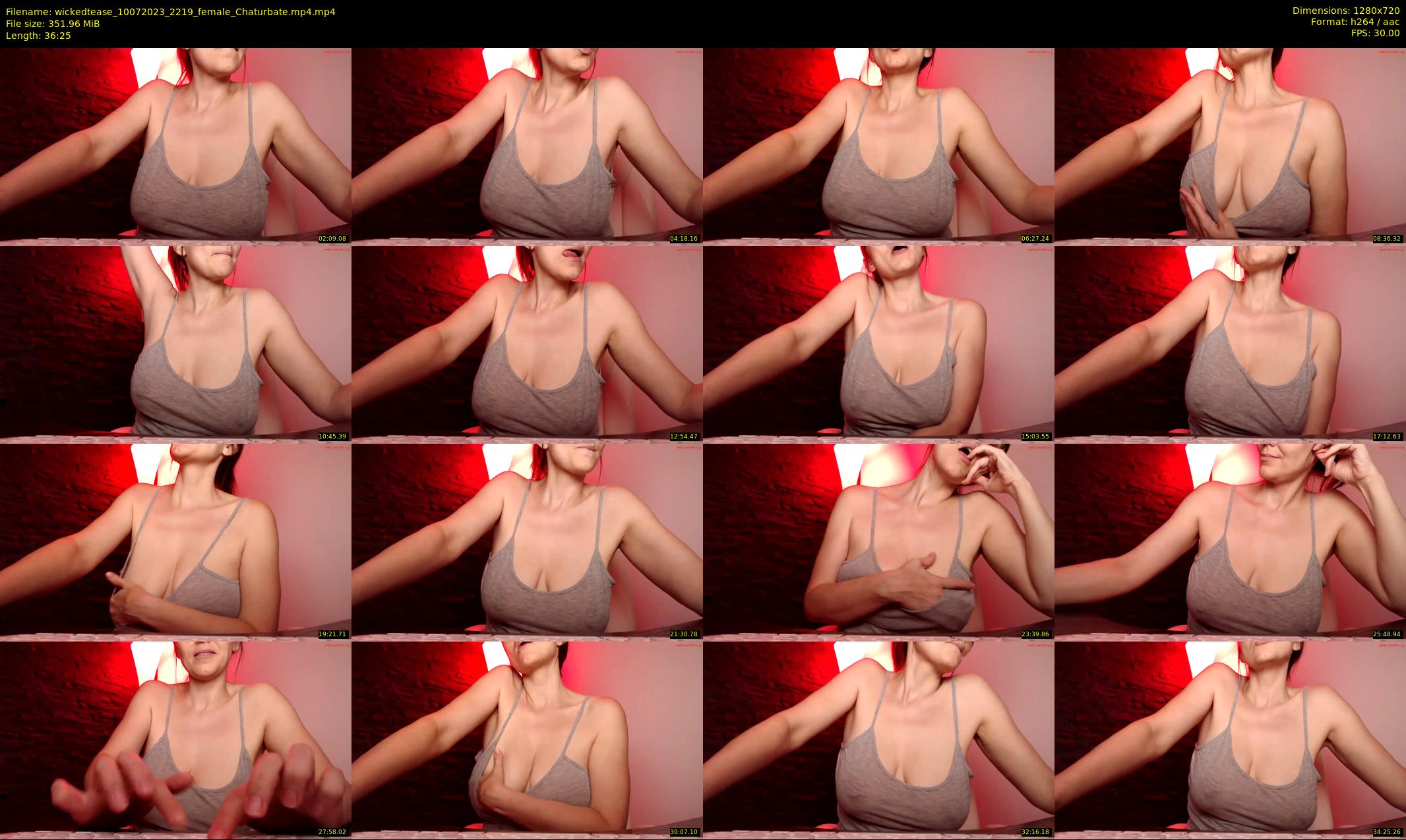 wickedtease — 37 minute Chaturbate female cam show recording, 720p, Jul 10, 2023