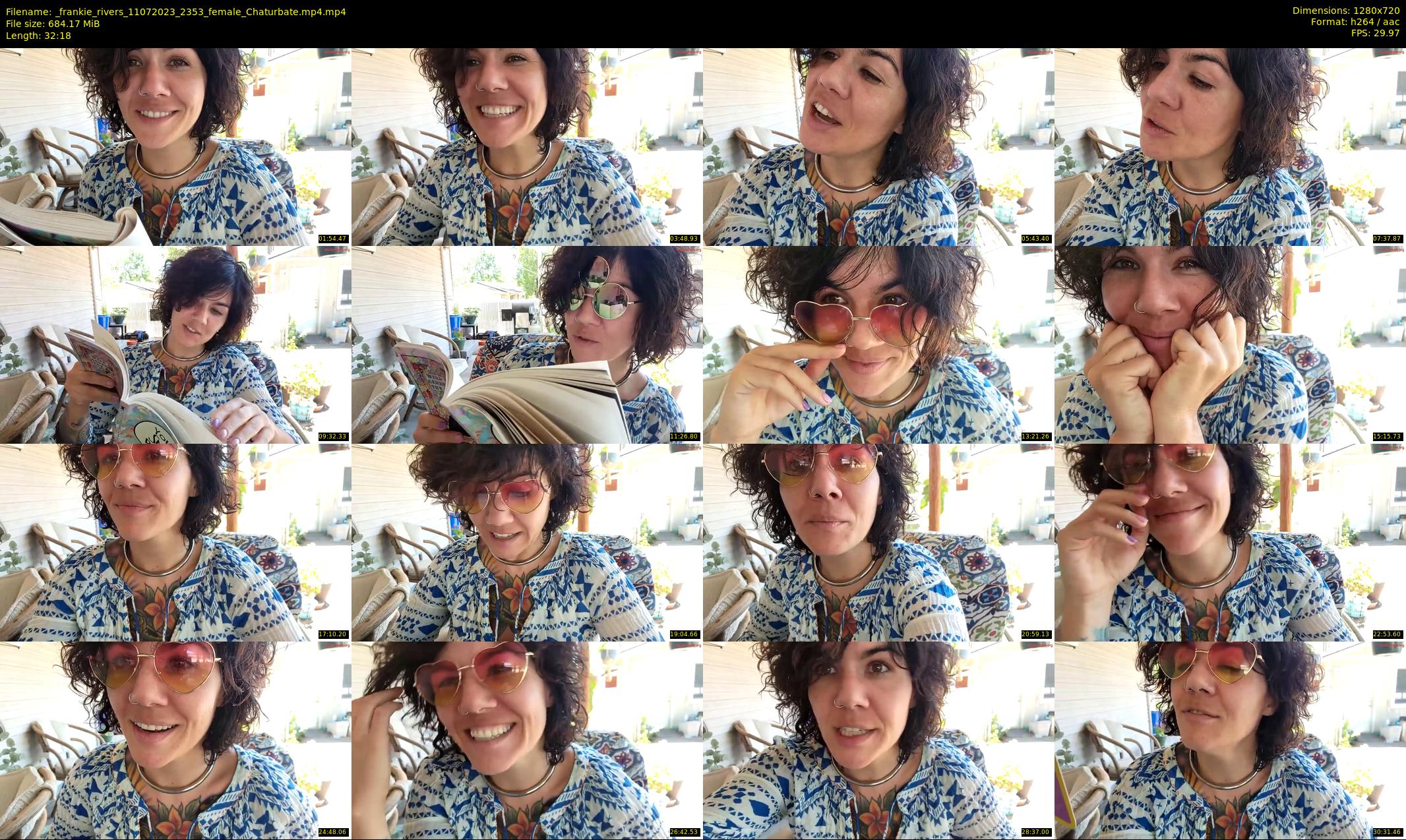 _frankie_rivers — 33 minute Chaturbate female cam show recording, 720p, Jul 11, 2023