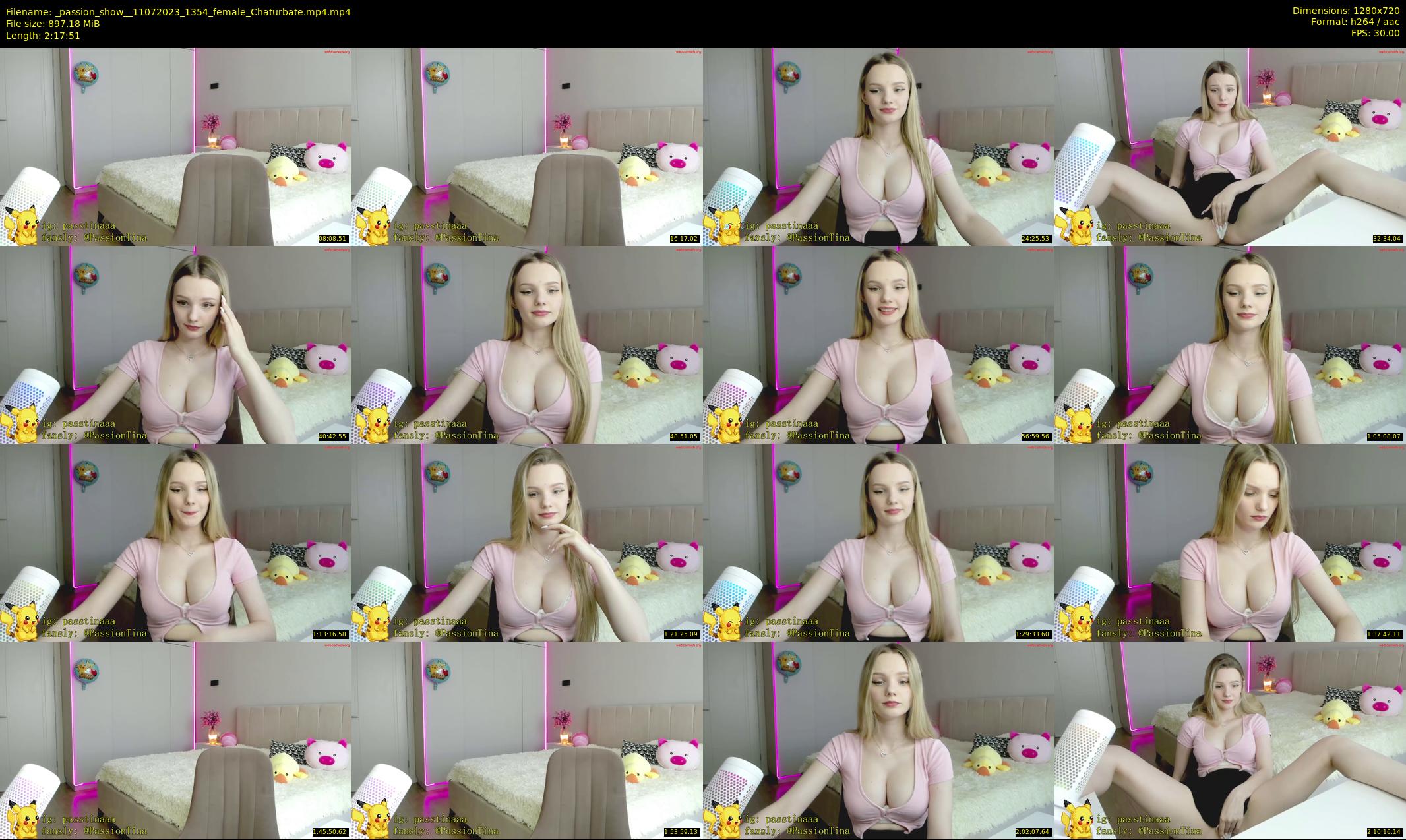 _passion_show_ — 138 minute Chaturbate couple cam show recording, 720p, Jul 11, 2023
