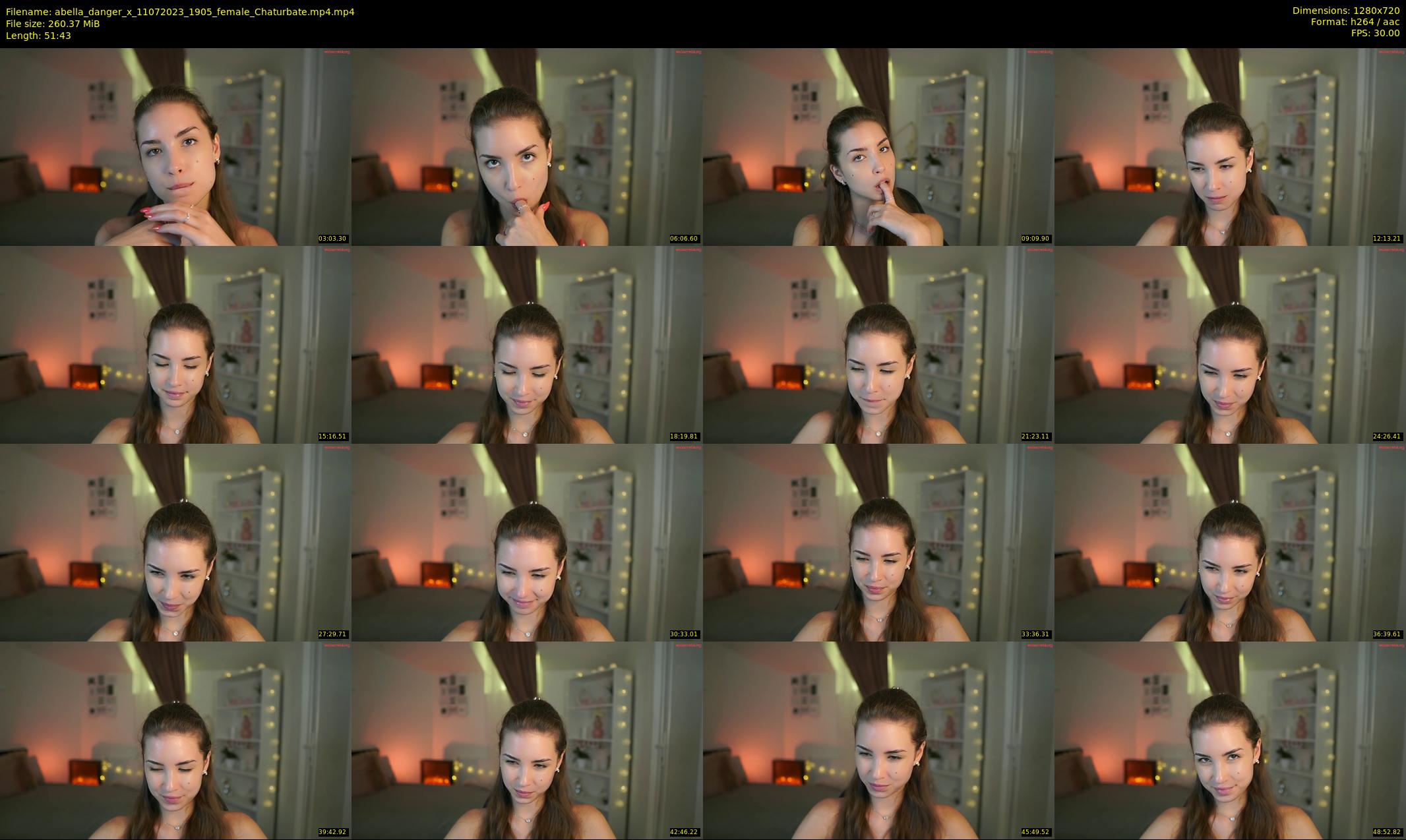 abella_danger_x — 52 minute Chaturbate female cam show recording, 720p, Jul 11, 2023