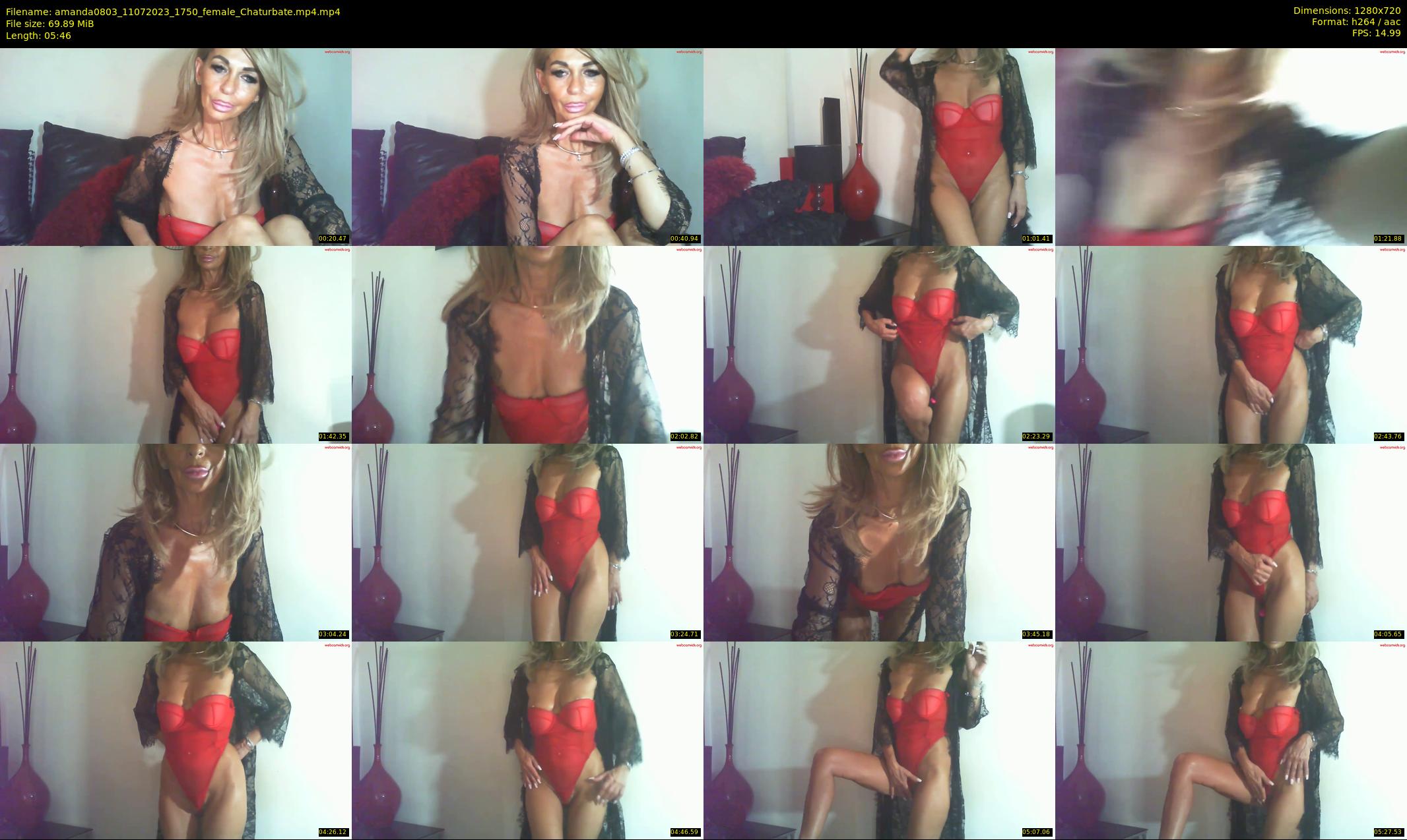 amanda0803 — 6 minute Chaturbate female cam show recording, 720p, Jul 11, 2023