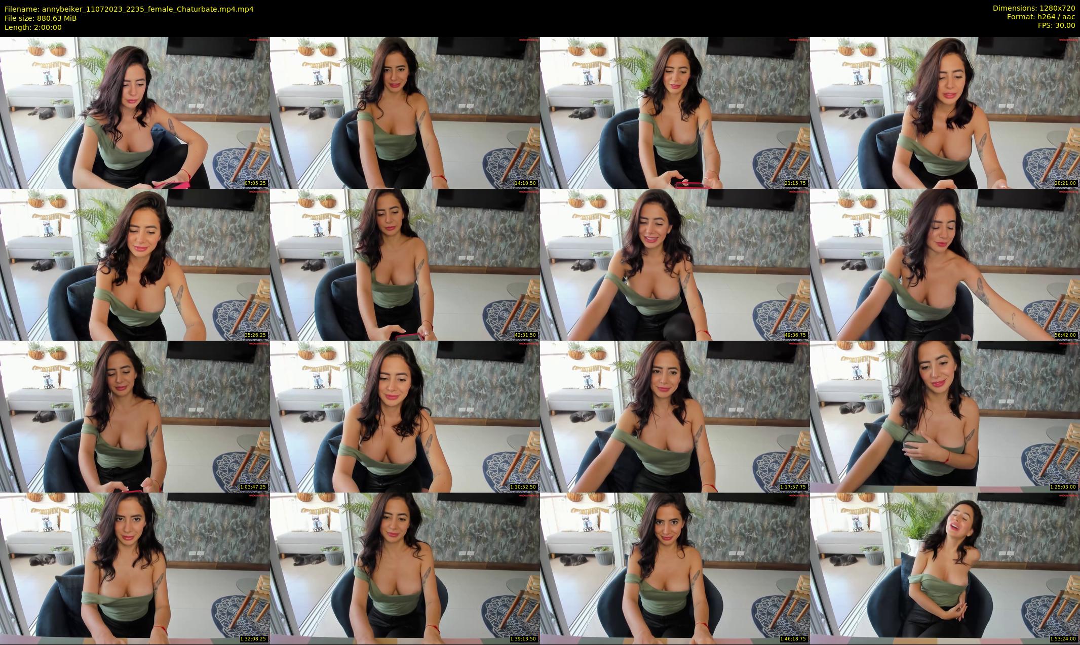 annybeiker — 120 minute Chaturbate female cam show recording, 720p, Jul 11, 2023