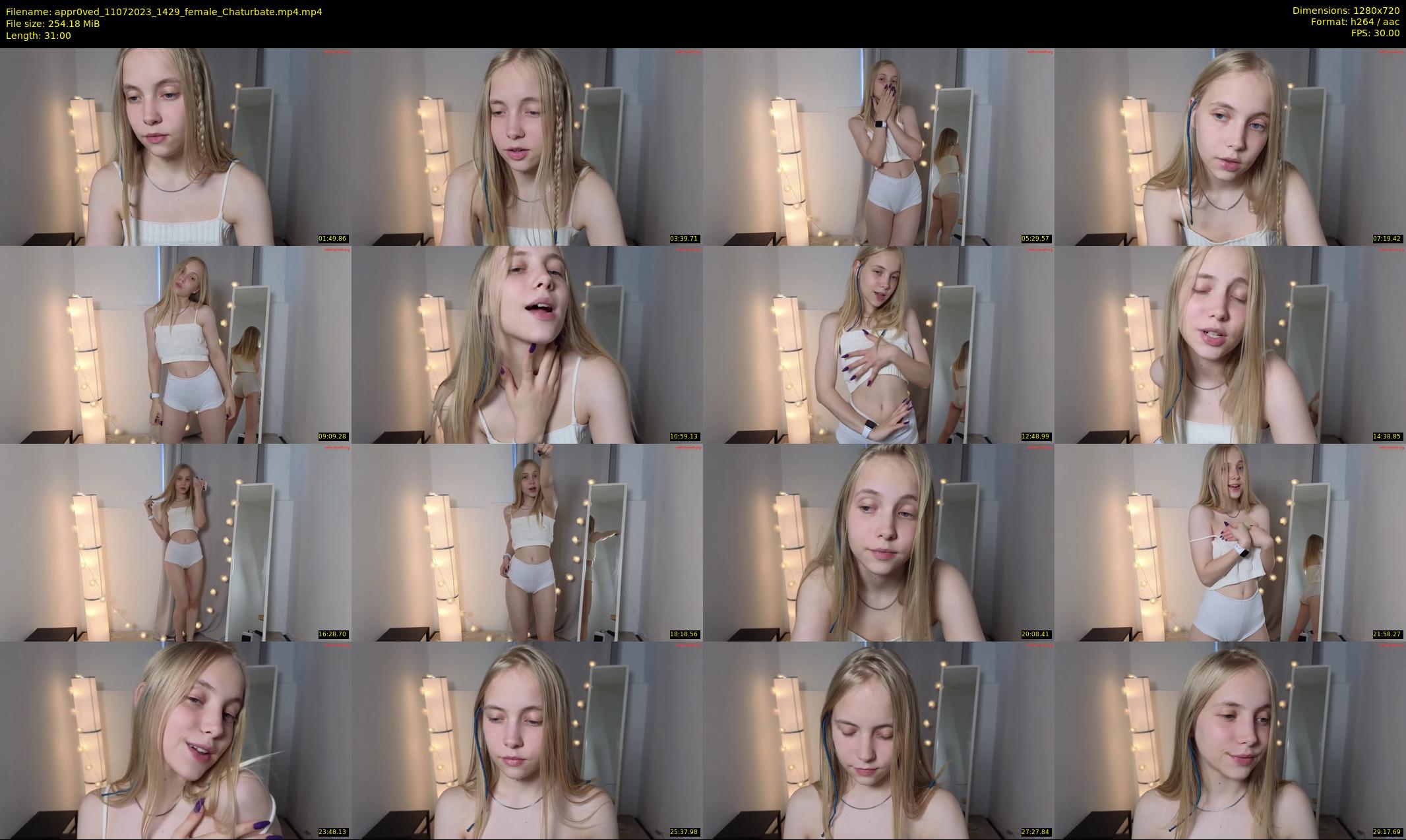 appr0ved — 31 minute Chaturbate female cam show recording, 720p, Jul 11, 2023