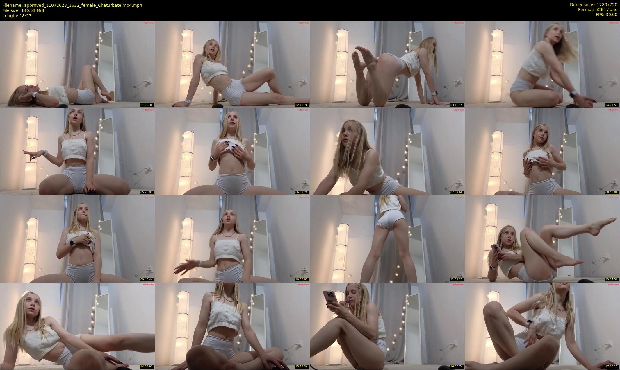 appr0ved — 19 minute Chaturbate female cam show recording, 720p, Jul 11, 2023