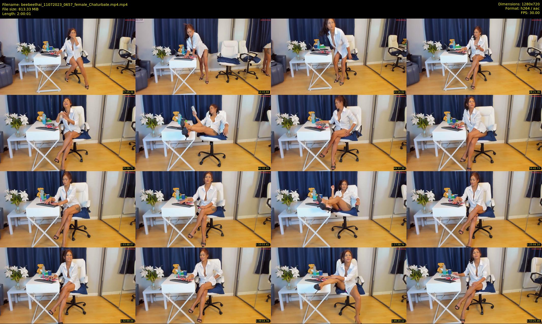 beebeethai — 121 minute Chaturbate female cam show recording, 720p, Jul 11, 2023