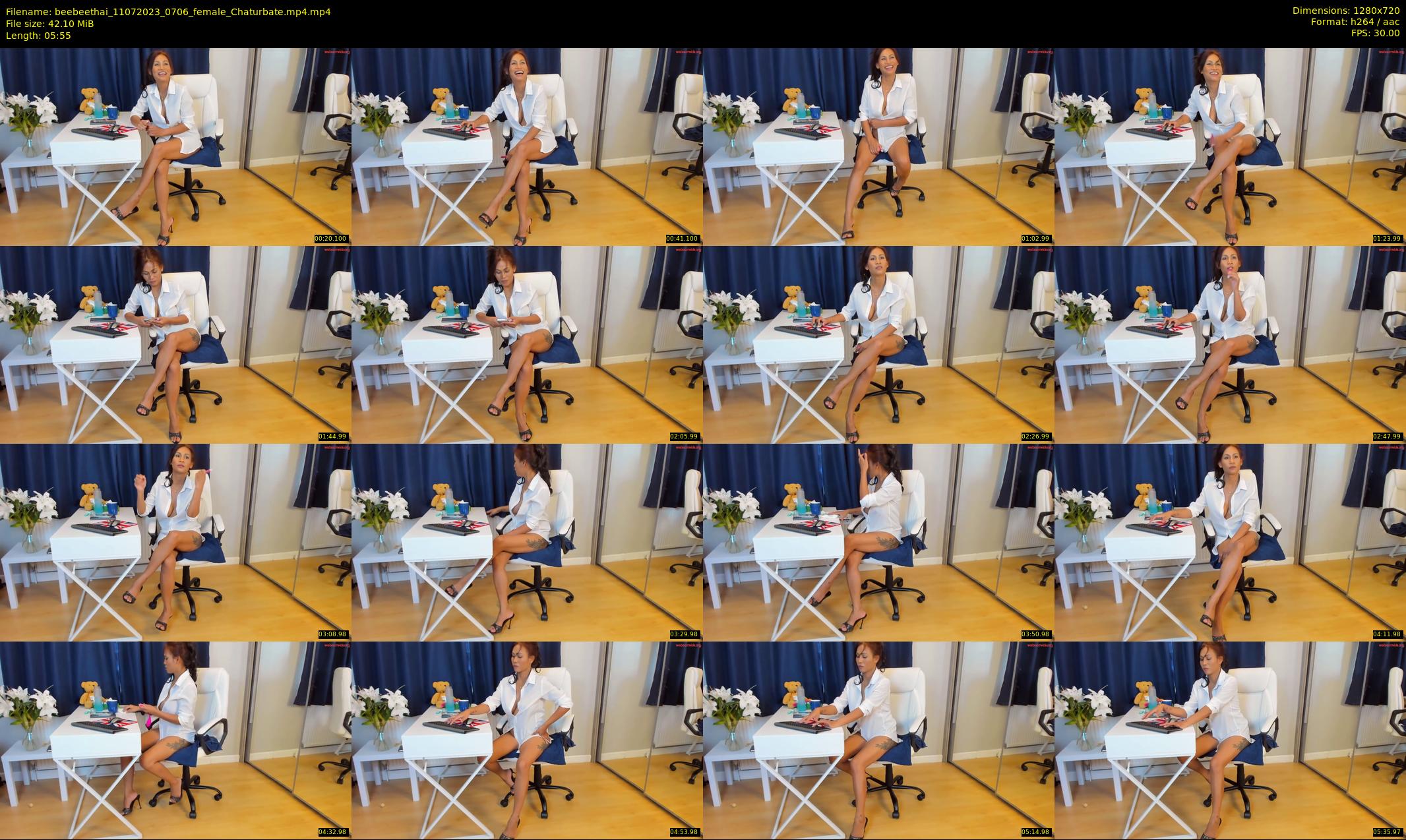 beebeethai — 6 minute Chaturbate female cam show recording, 720p, Jul 11, 2023