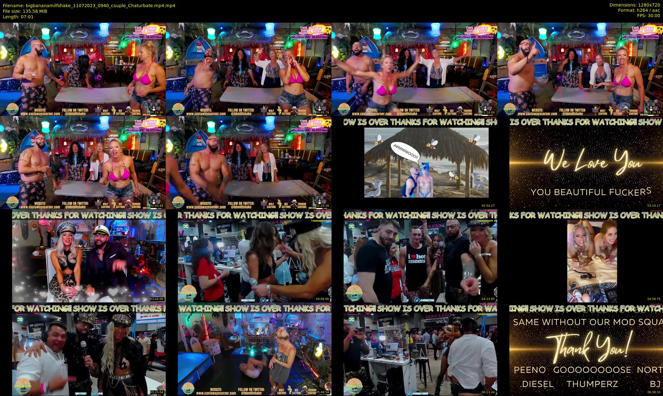 bigbananamilfshake — 8 minute Chaturbate couple cam show recording, 720p, Jul 11, 2023