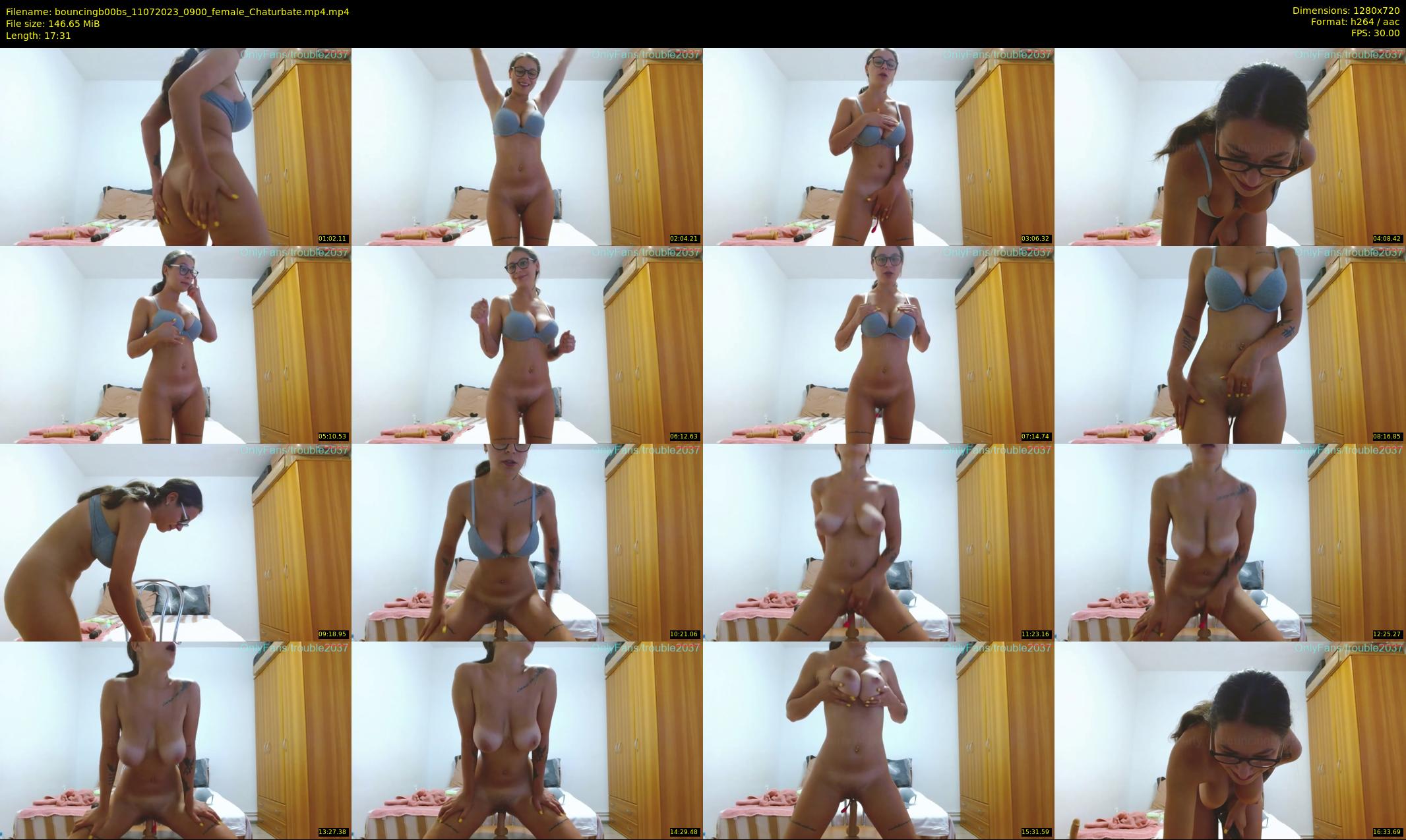 bouncingb00bs — 18 minute Chaturbate female cam show recording, 720p, Jul 11, 2023