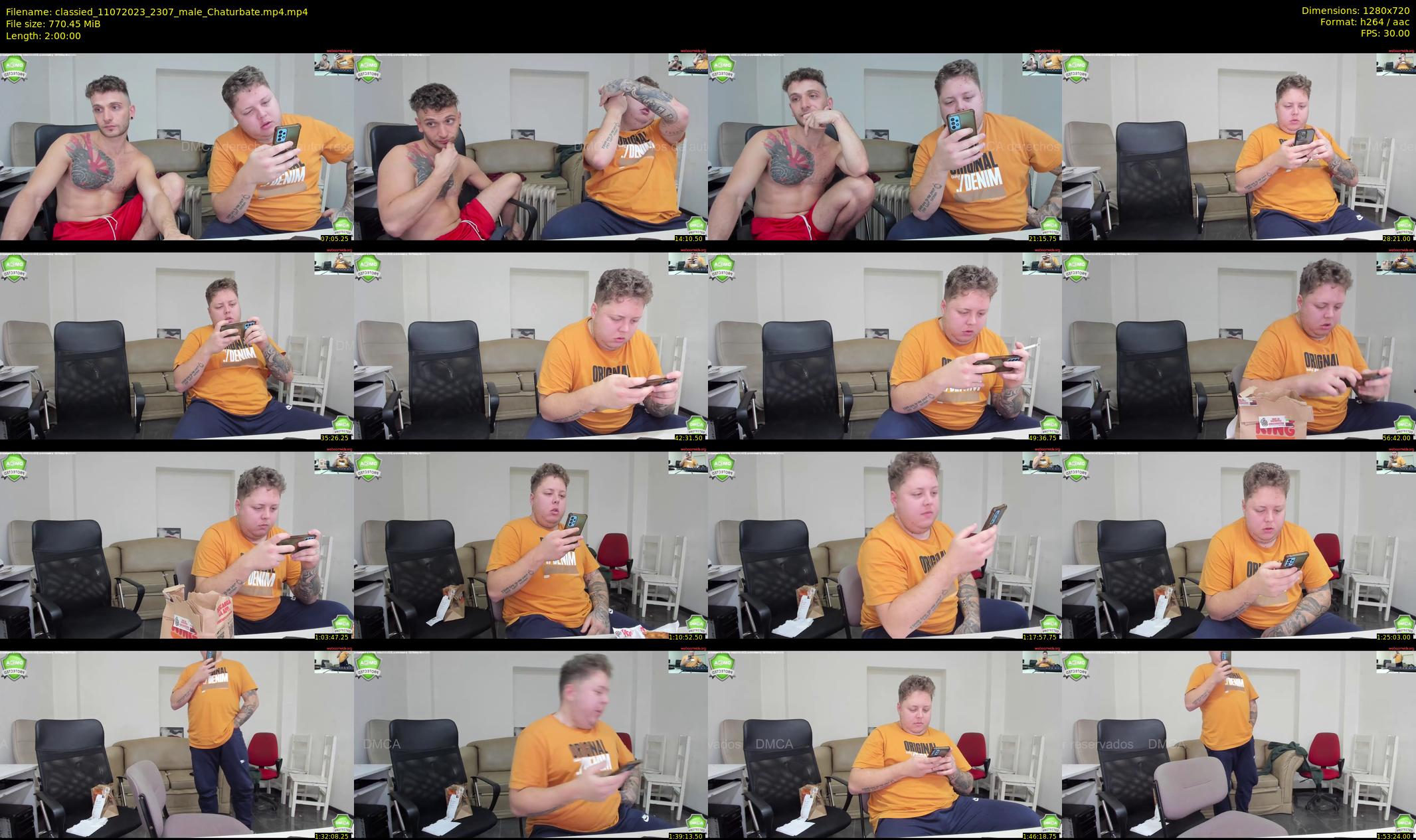 classied — 120 minute Chaturbate male cam show recording, 720p, Jul 11, 2023