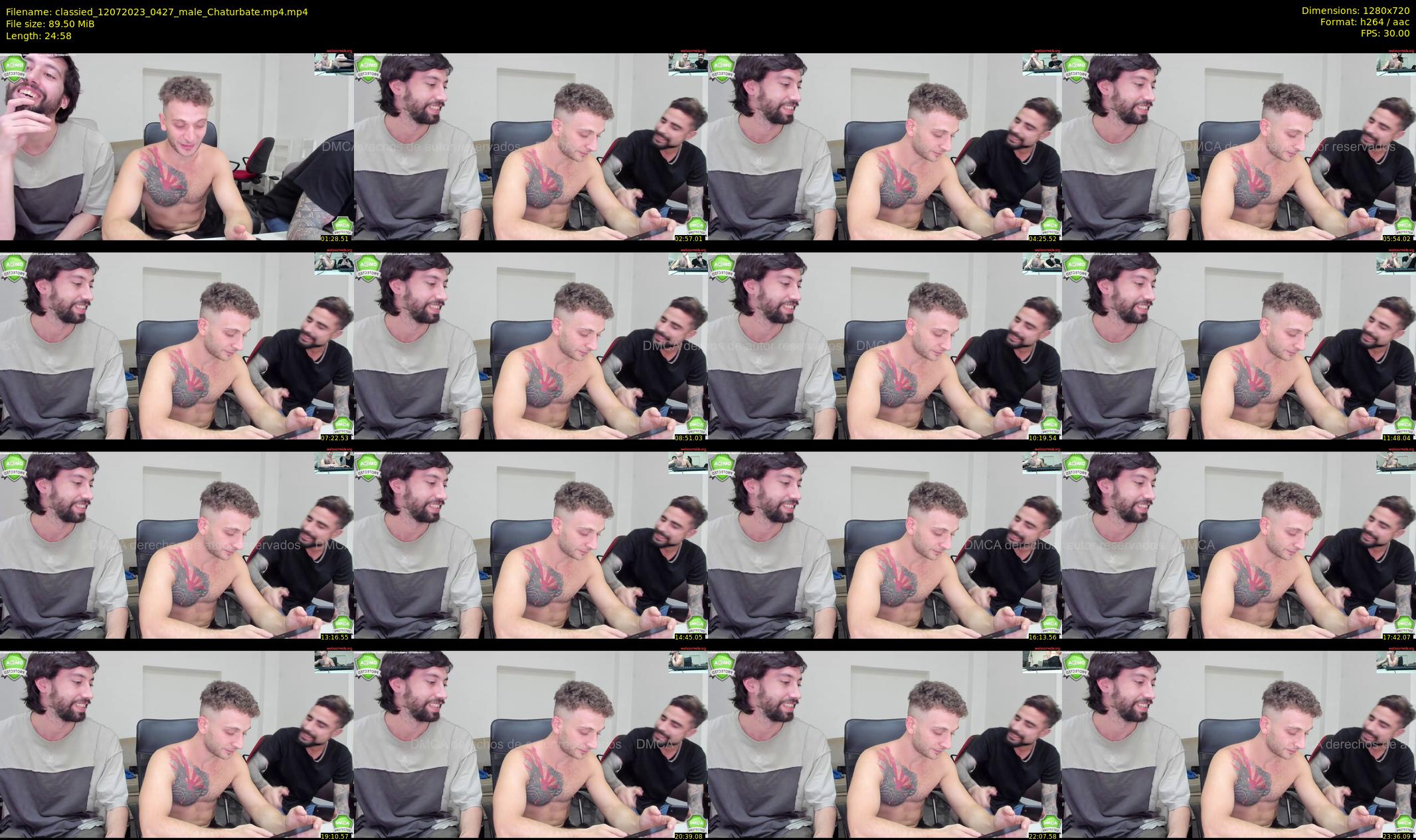 classied — 25 minute Chaturbate male cam show recording, 720p, Jul 12, 2023