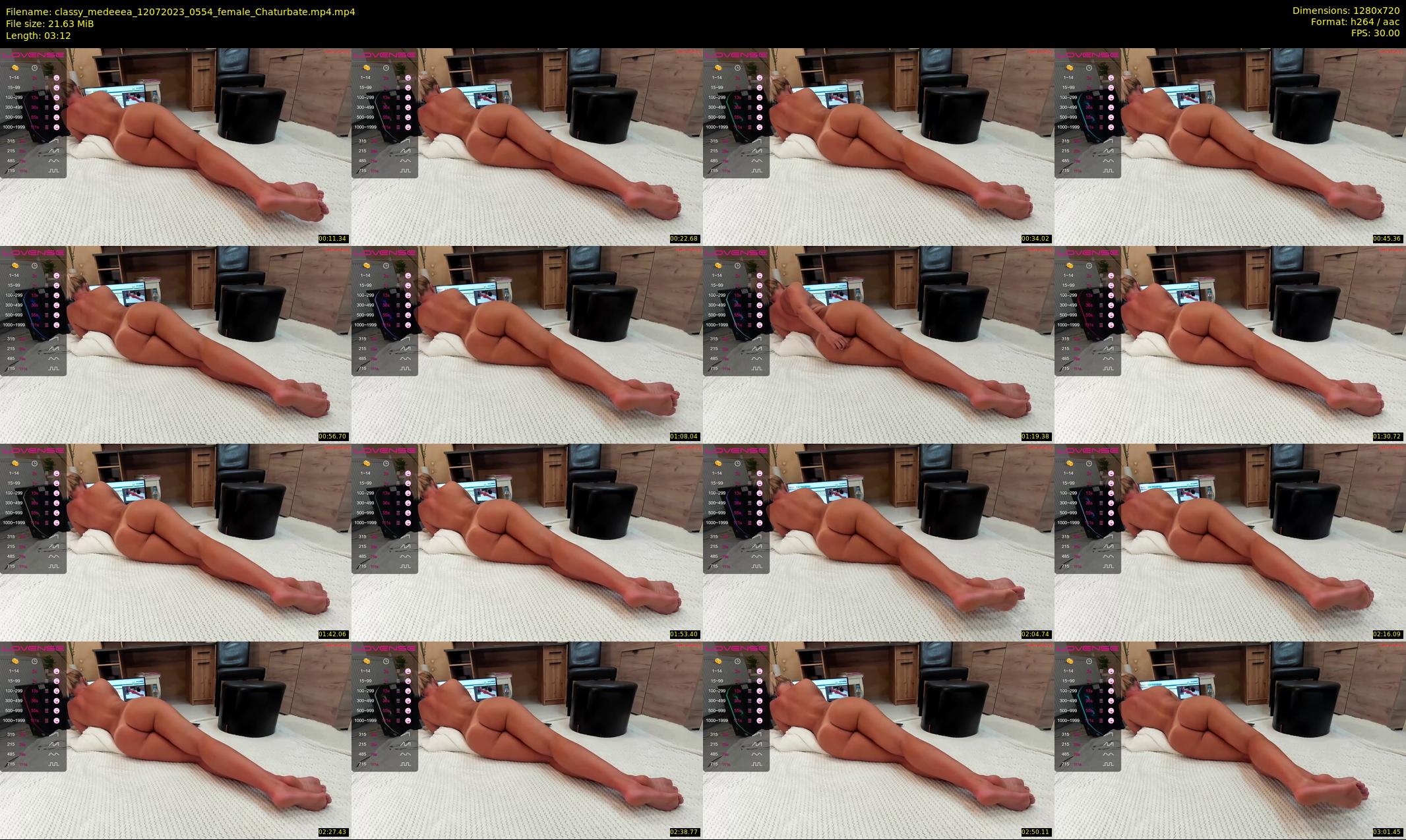 classy_medeeea — 4 minute Chaturbate female cam show recording, 720p, Jul 12, 2023