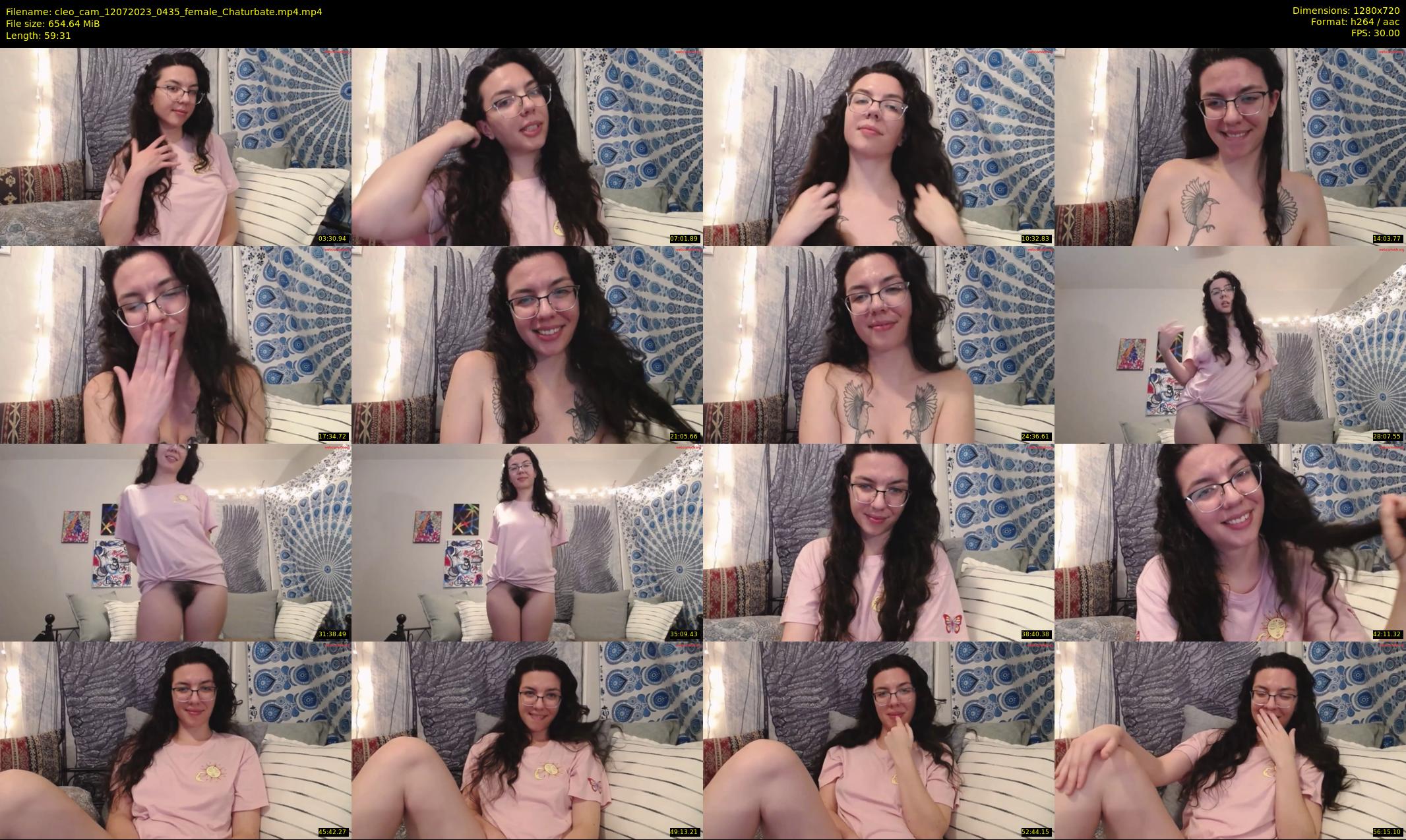 cleo_cam — 60 minute Chaturbate female cam show recording, 720p, Jul 12, 2023