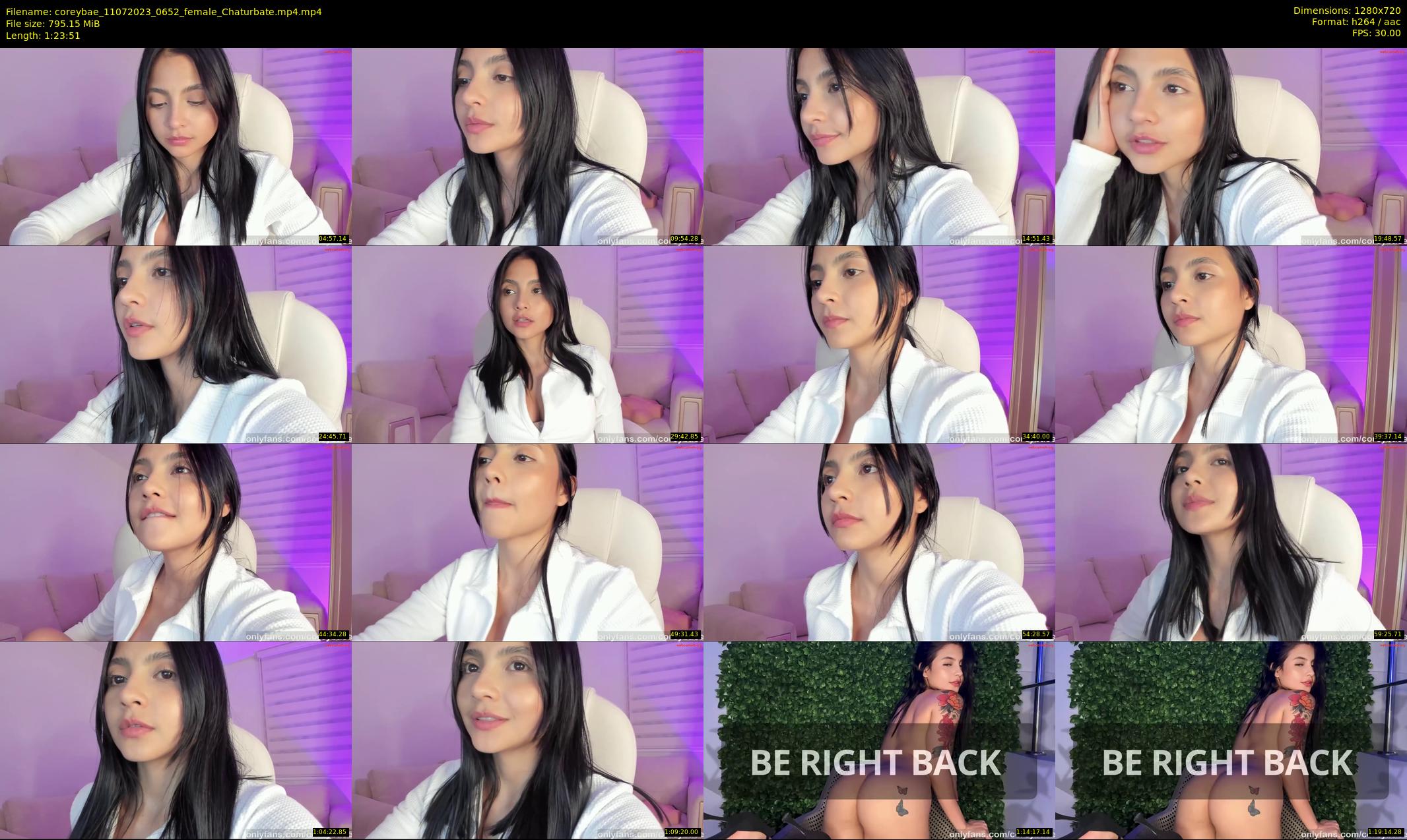 coreybae — 84 minute Chaturbate female cam show recording, 720p, Jul 11, 2023