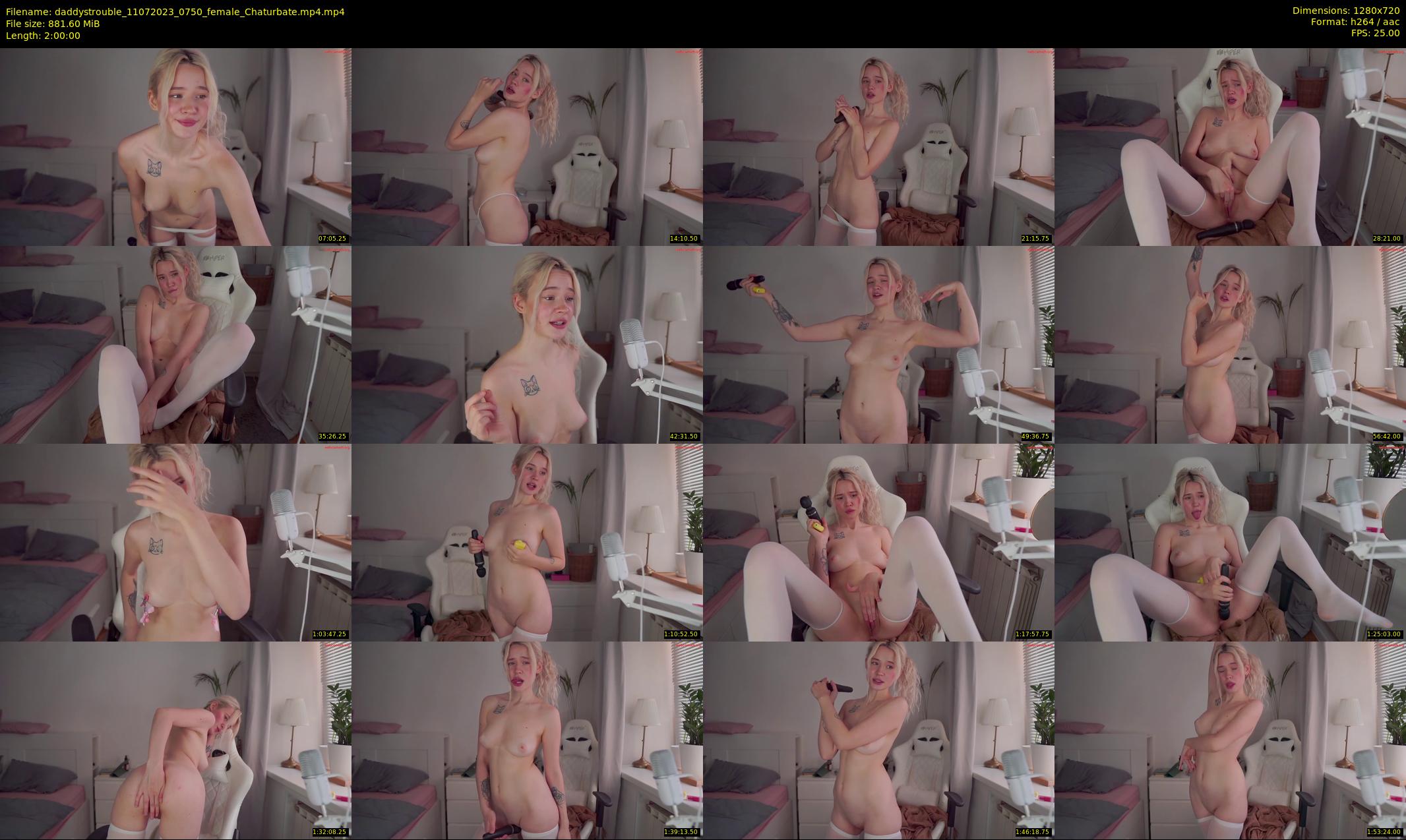 daddystrouble — 120 minute Chaturbate female cam show recording, 720p, Jul 11, 2023