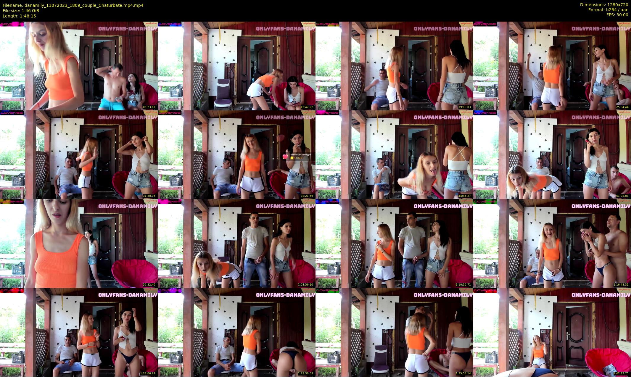 danamily — 109 minute Chaturbate female cam show recording, 720p, Jul 11, 2023