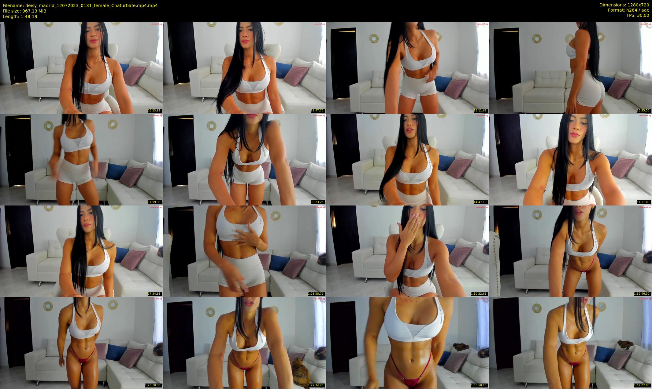 deisy_madrid — 109 minute Chaturbate female cam show recording, 720p, Jul 12, 2023