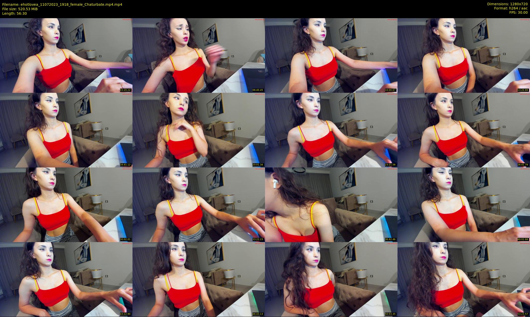 ehotlovea — 57 minute Chaturbate female cam show recording, 720p, Jul 11, 2023