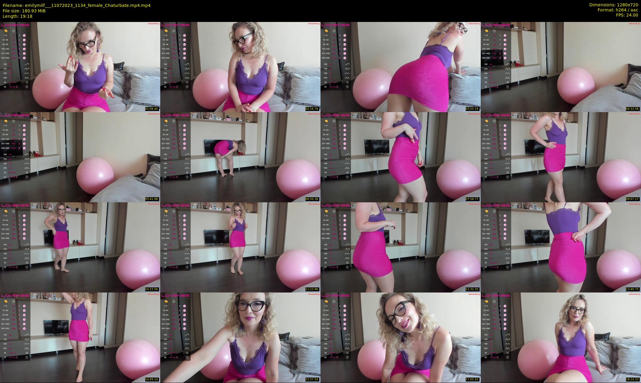emilymilf__ — 20 minute Chaturbate female cam show recording, 720p, Jul 11, 2023
