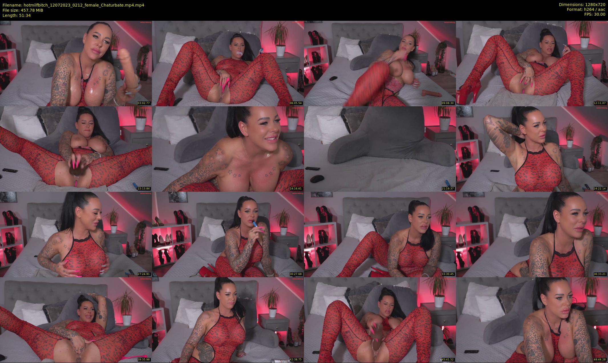 hotmilfbitch — 52 minute Chaturbate female cam show recording, 720p, Jul 12, 2023