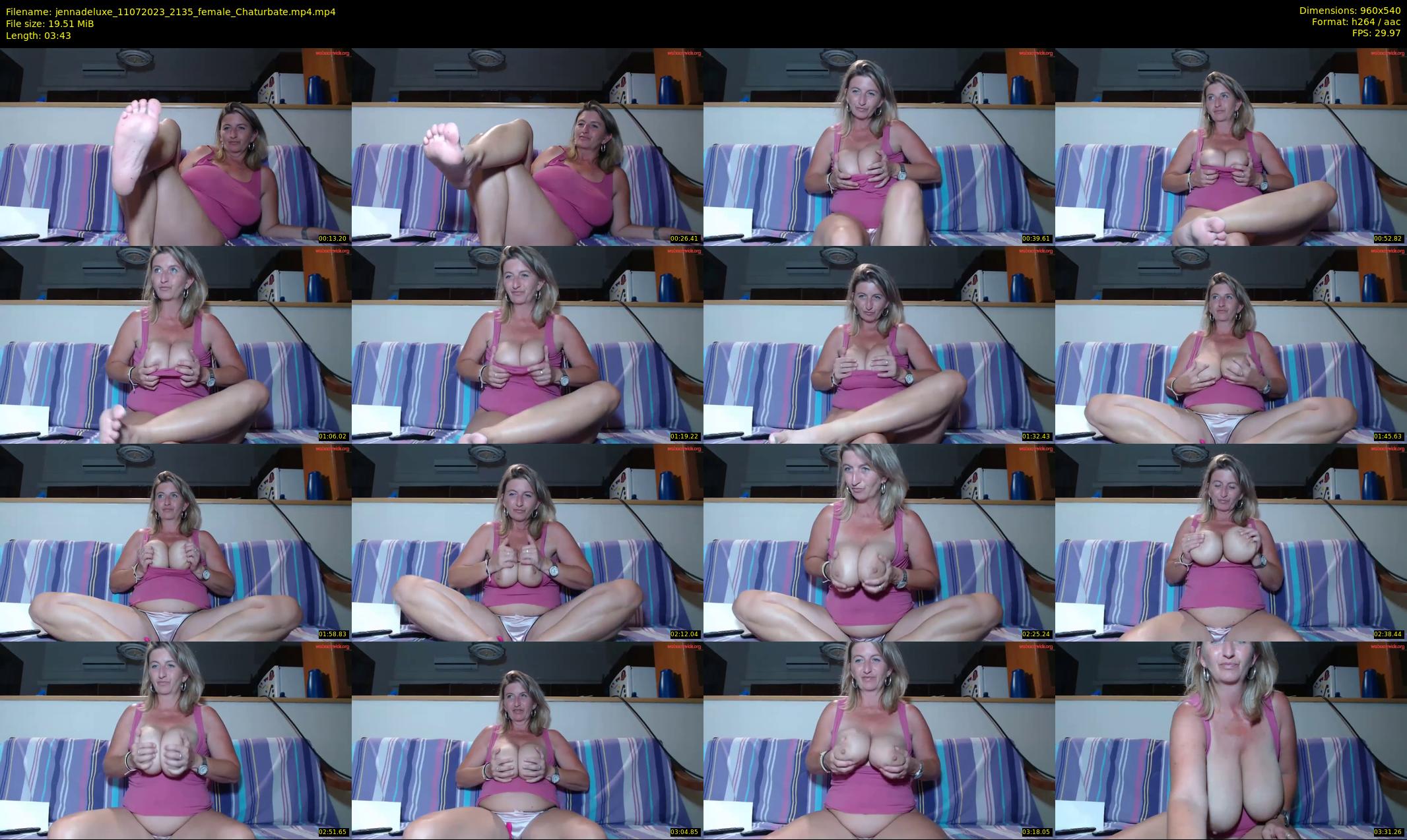 jennadeluxe — 4 minute Chaturbate female cam show recording, 480p, Jul 11, 2023