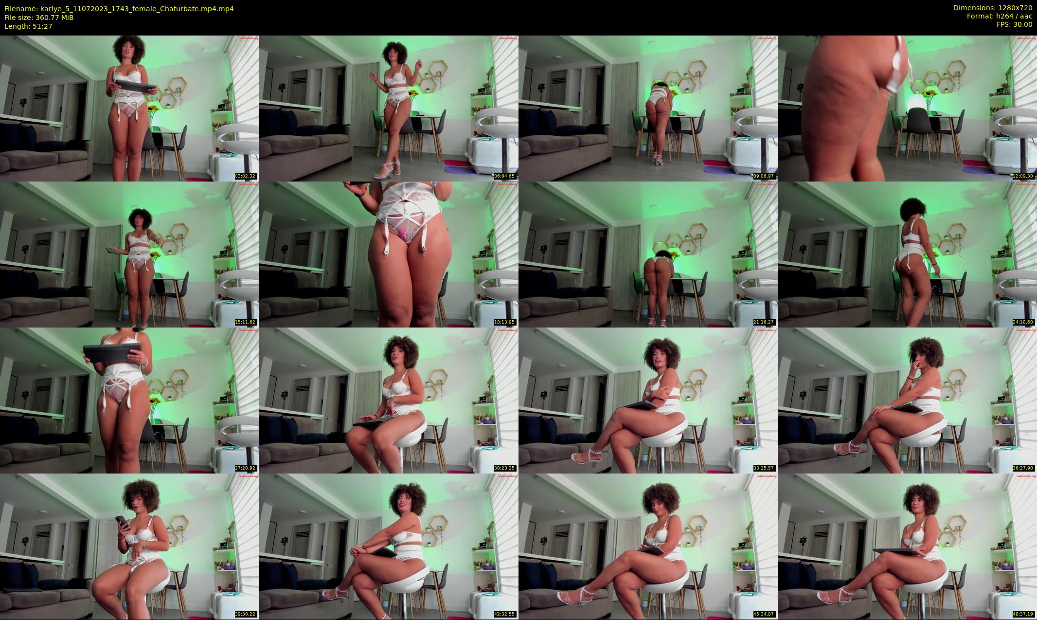 karlye_5 — 52 minute Chaturbate female cam show recording, 720p, Jul 11, 2023