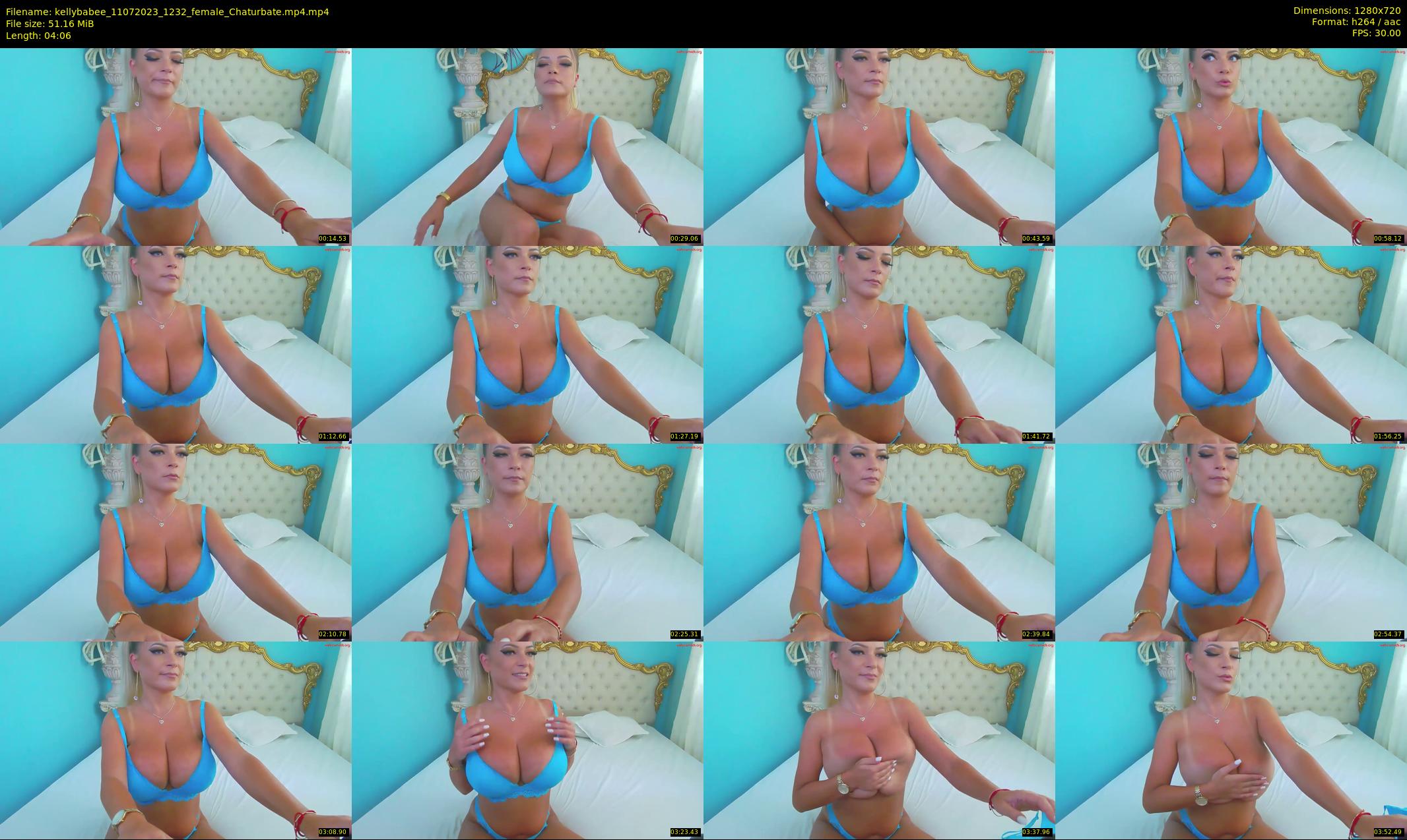 kellybabee — 5 minute Chaturbate female cam show recording, 720p, Jul 11, 2023