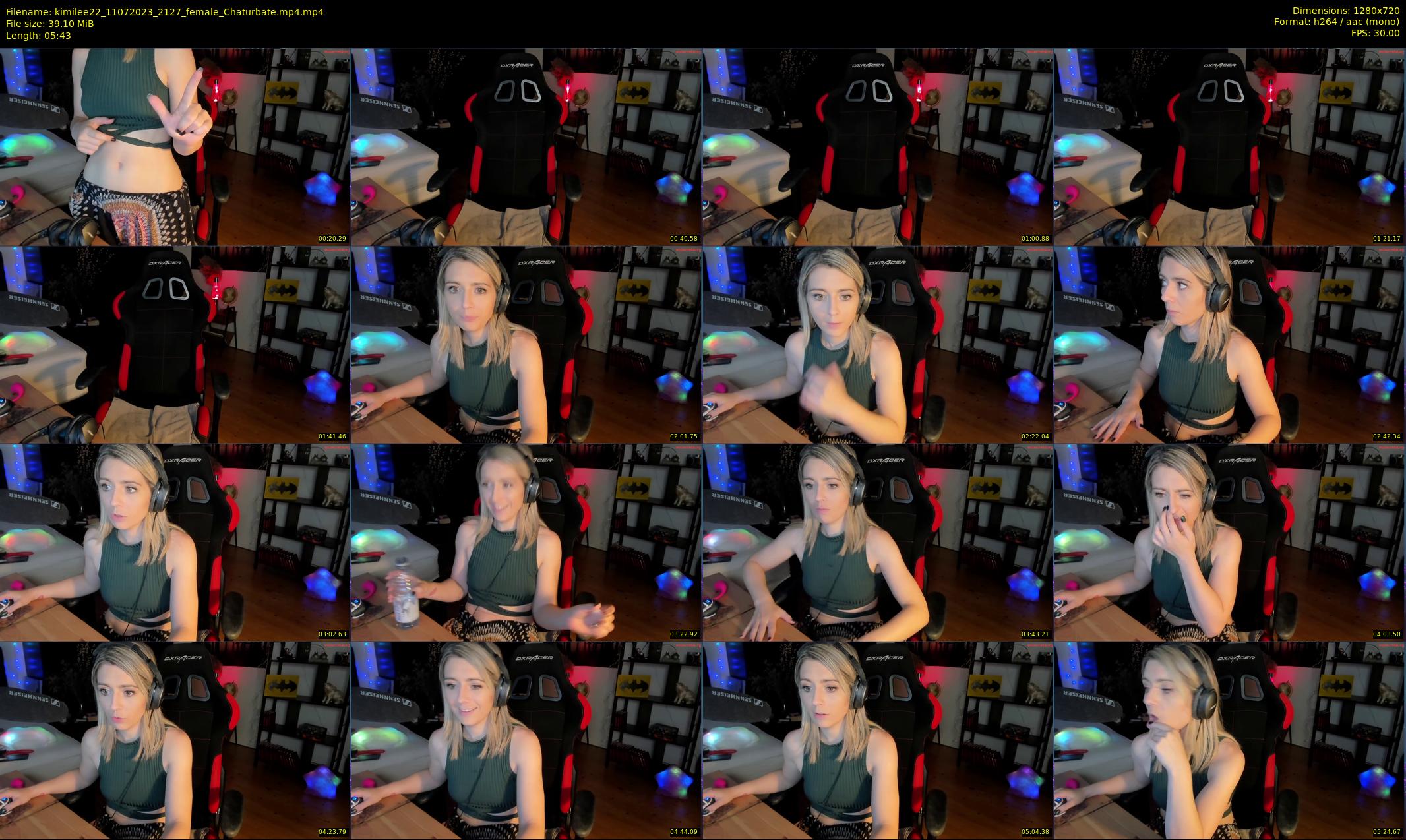 kimilee22 — 6 minute Chaturbate female cam show recording, 720p, Jul 11, 2023