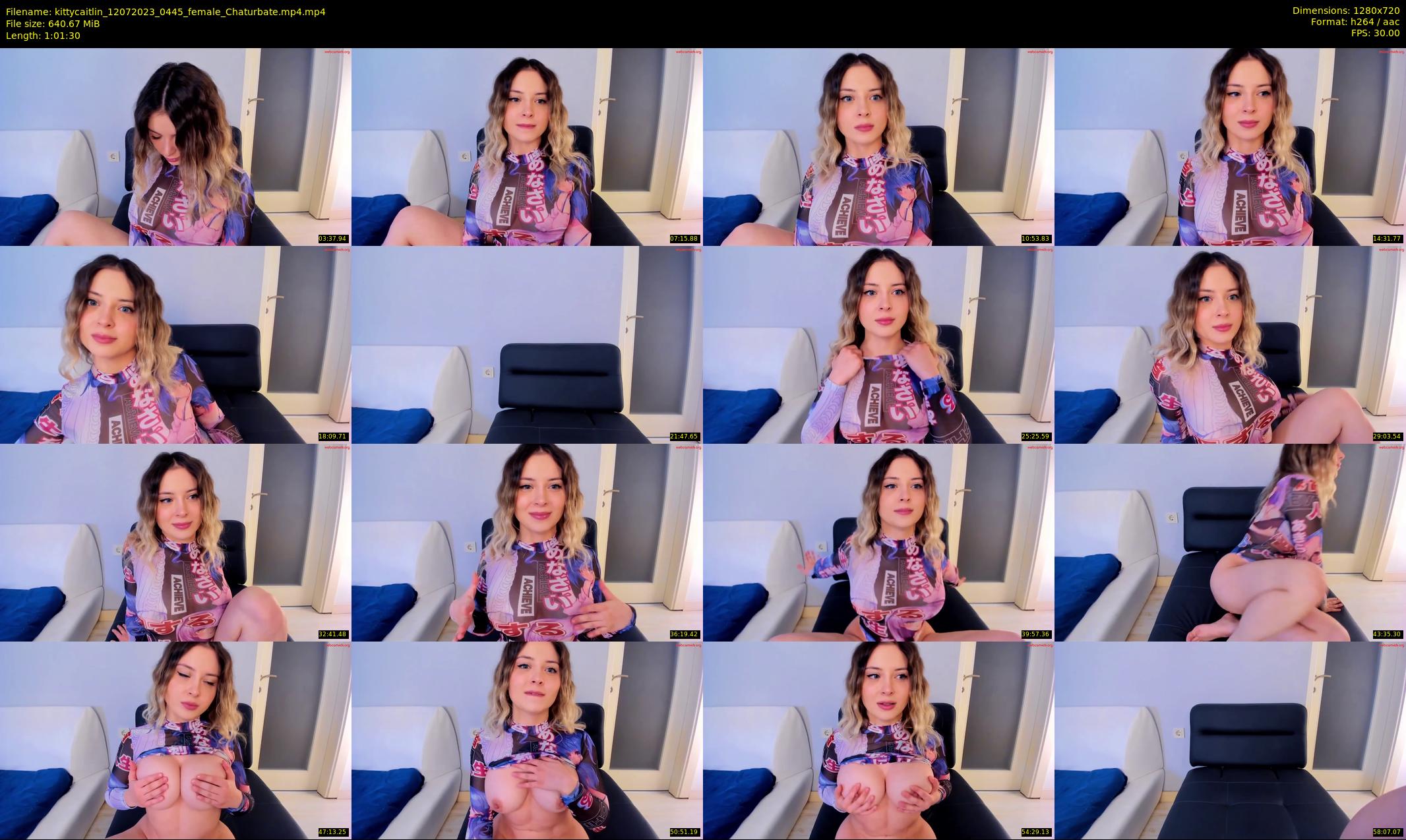 kittycaitlin — 62 minute Chaturbate female cam show recording, 720p, Jul 12, 2023