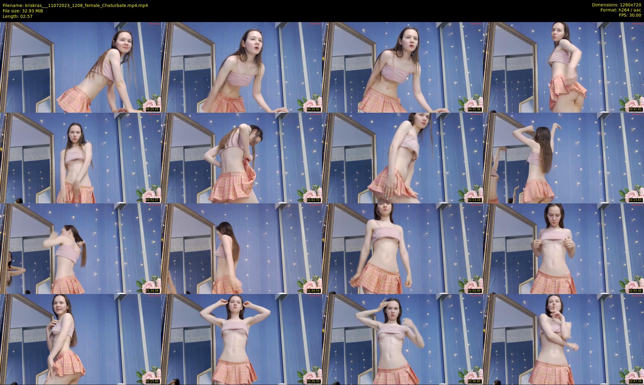 kriskras__ — 3 minute Chaturbate female cam show recording, 720p, Jul 11, 2023