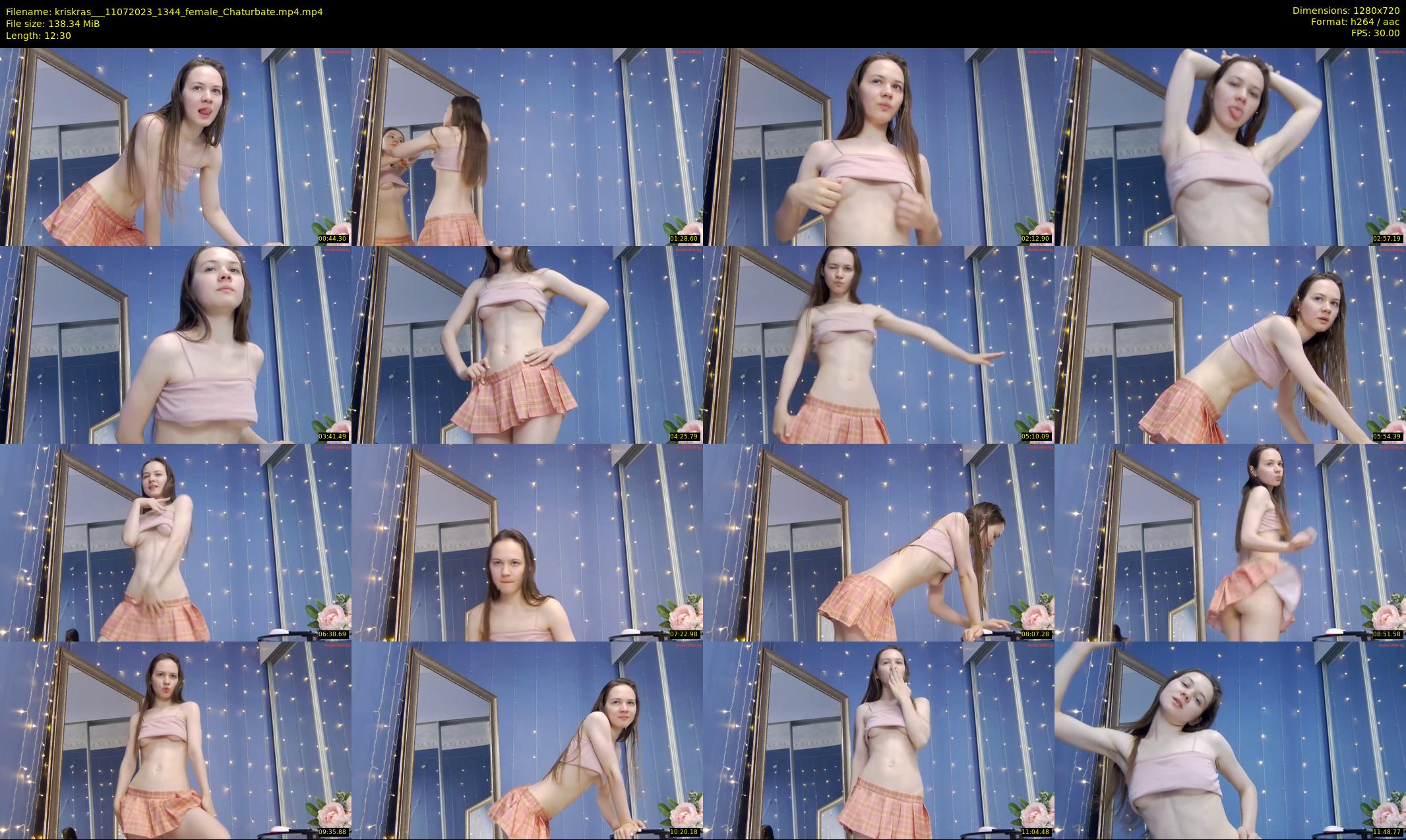 kriskras__ — 13 minute Chaturbate female cam show recording, 720p, Jul 11, 2023