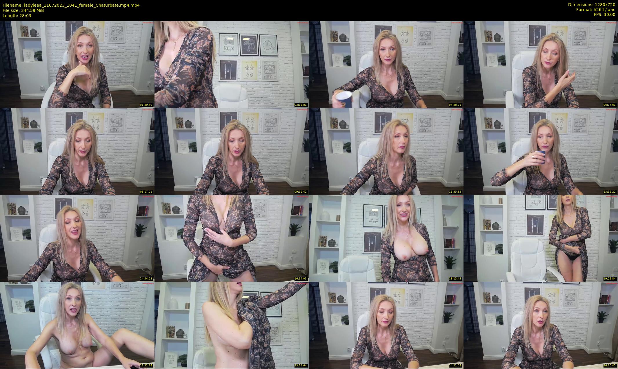 ladyleea — 29 minute Chaturbate female cam show recording, 720p, Jul 11, 2023