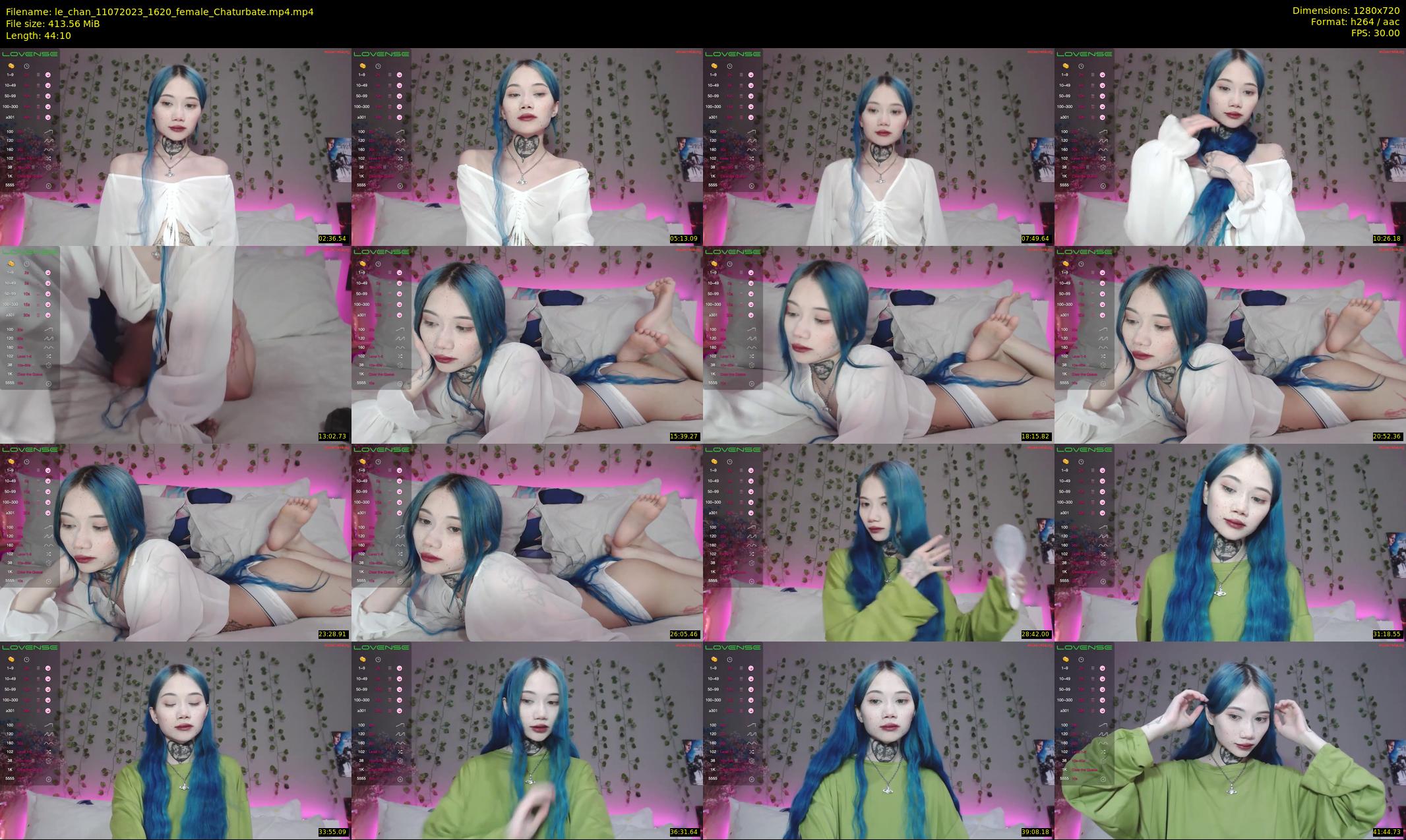 le_chan — 45 minute Chaturbate female cam show recording, 720p, Jul 11, 2023
