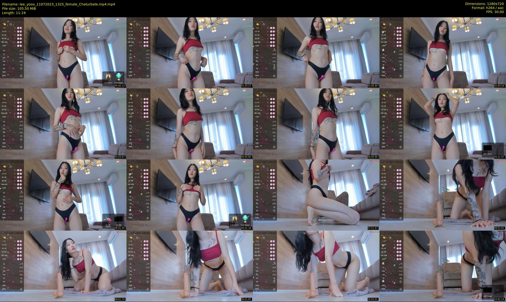 lee_yooo — 12 minute Chaturbate female cam show recording, 720p, Jul 11, 2023