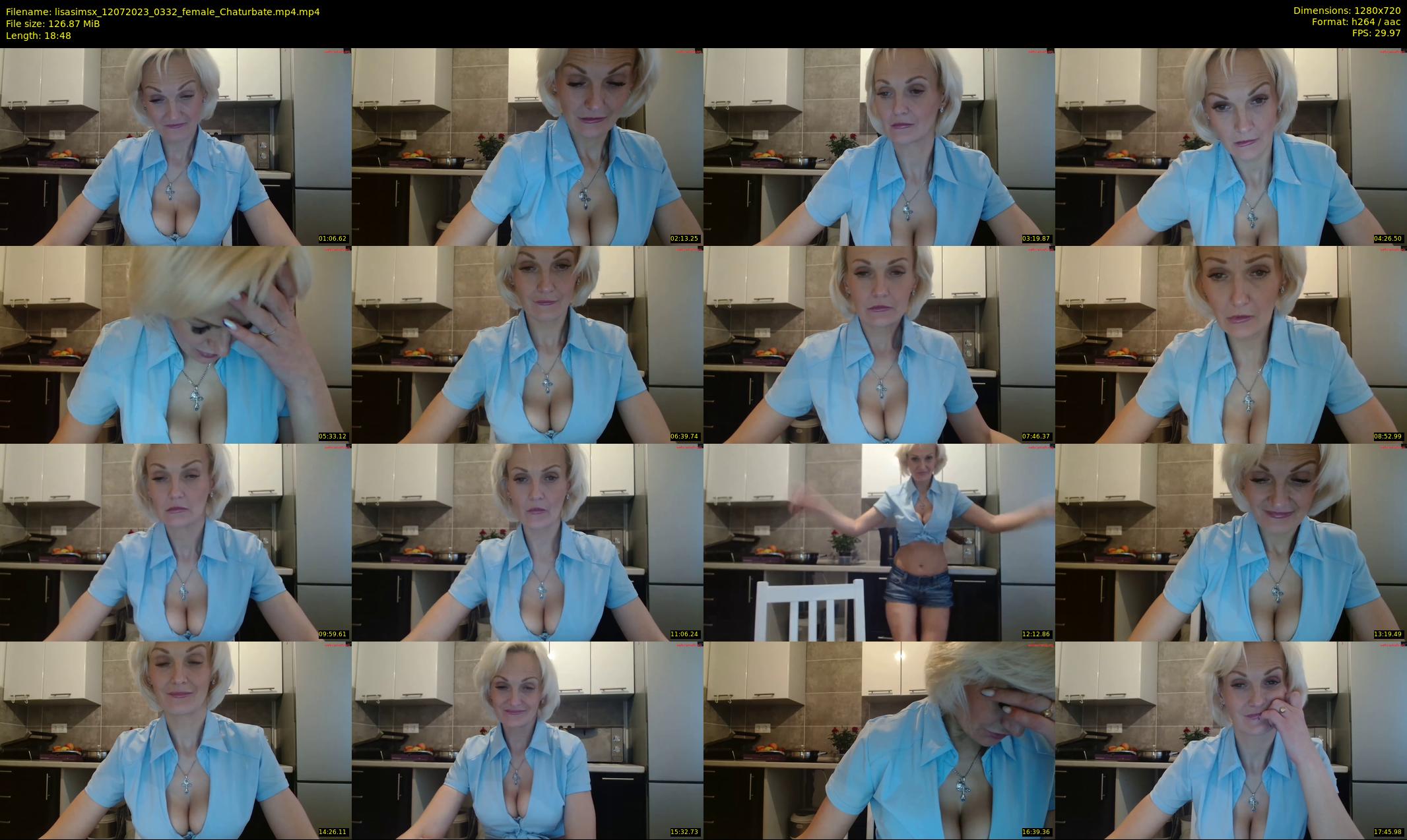 lisasimsx — 19 minute Chaturbate female cam show recording, 720p, Jul 12, 2023
