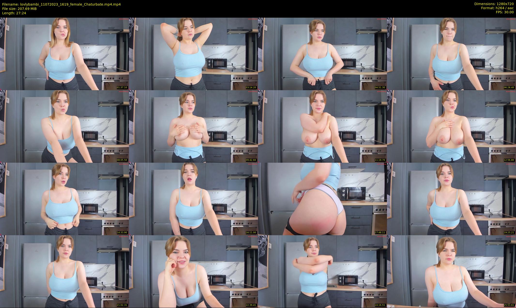 lovlybambi — 28 minute Chaturbate female cam show recording, 720p, Jul 11, 2023