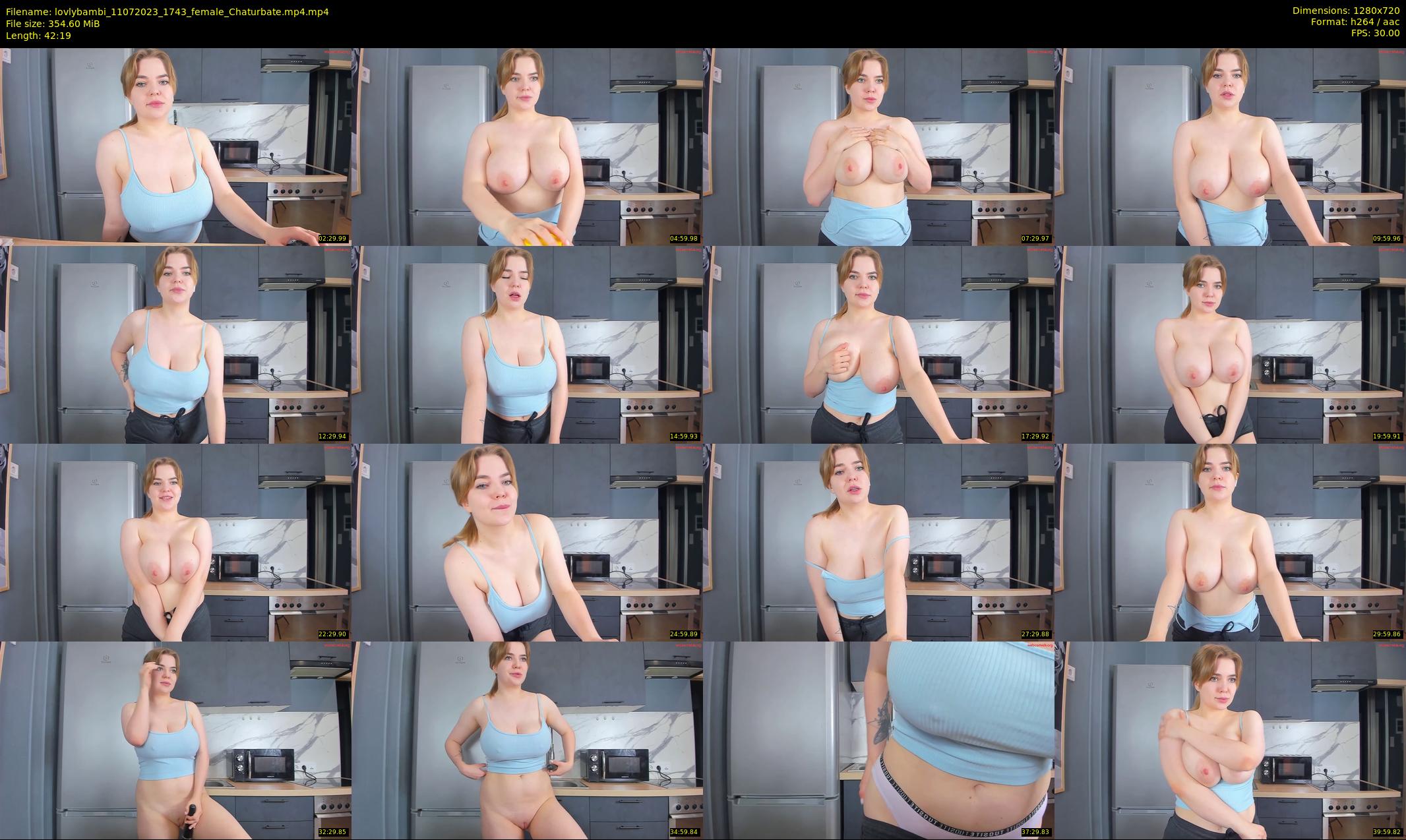 lovlybambi — 43 minute Chaturbate female cam show recording, 720p, Jul 11, 2023
