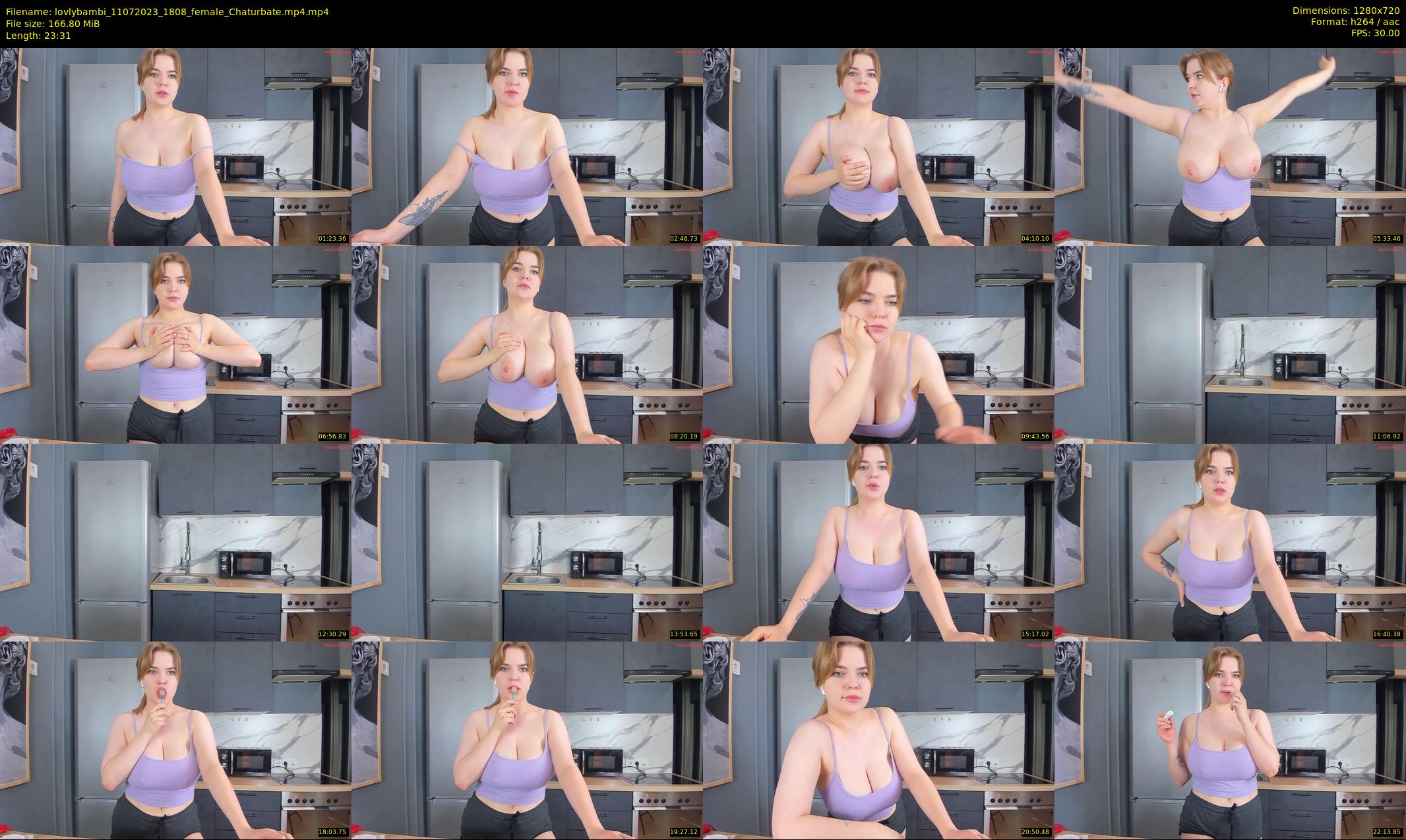 lovlybambi — 24 minute Chaturbate female cam show recording, 720p, Jul 11, 2023
