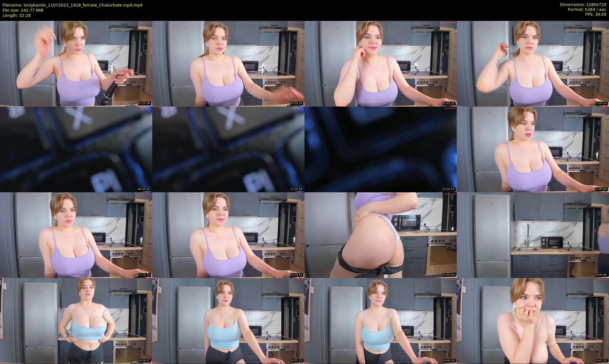 lovlybambi — 33 minute Chaturbate female cam show recording, 720p, Jul 11, 2023