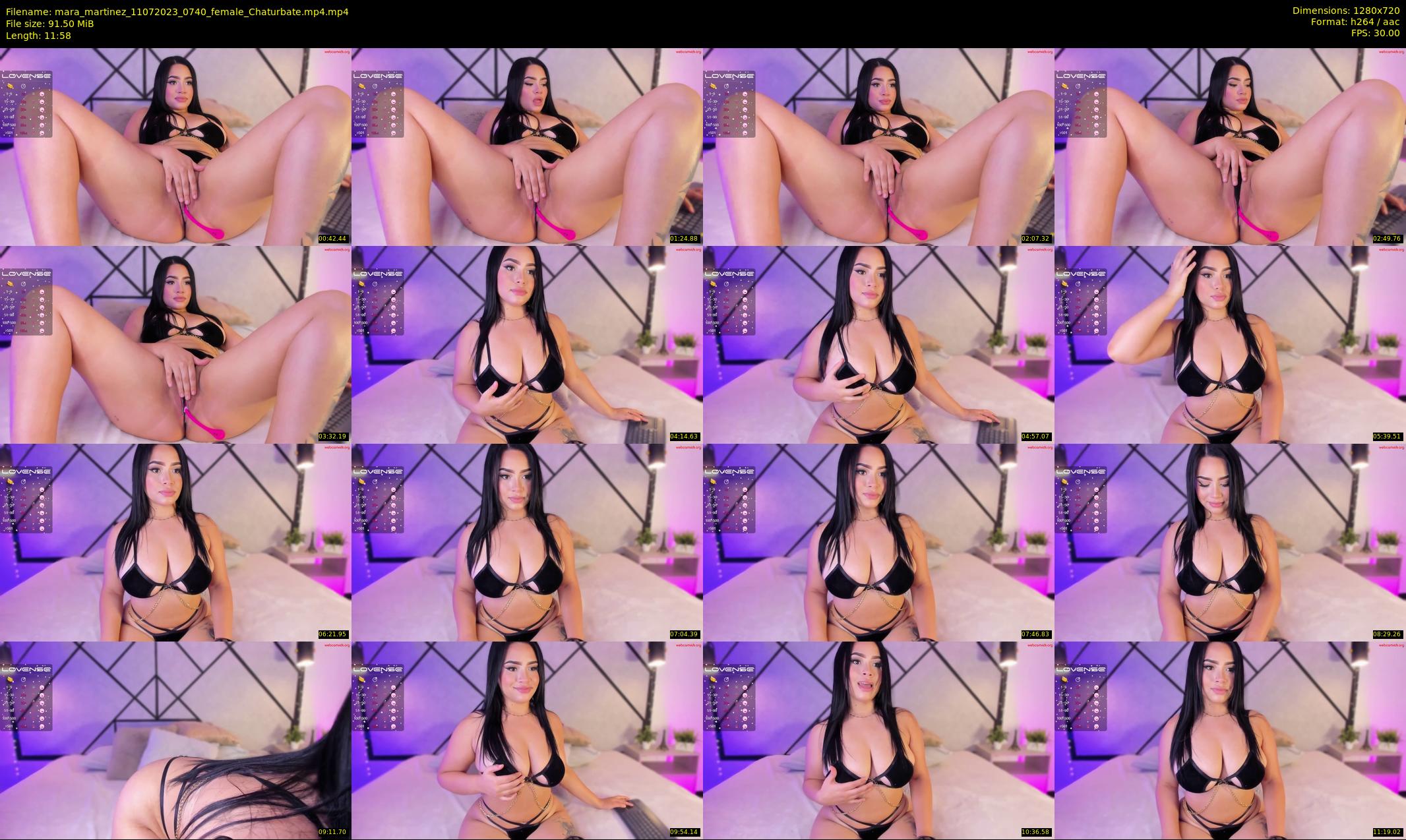 mara_martinez — 12 minute Chaturbate female cam show recording, 720p, Jul 11, 2023