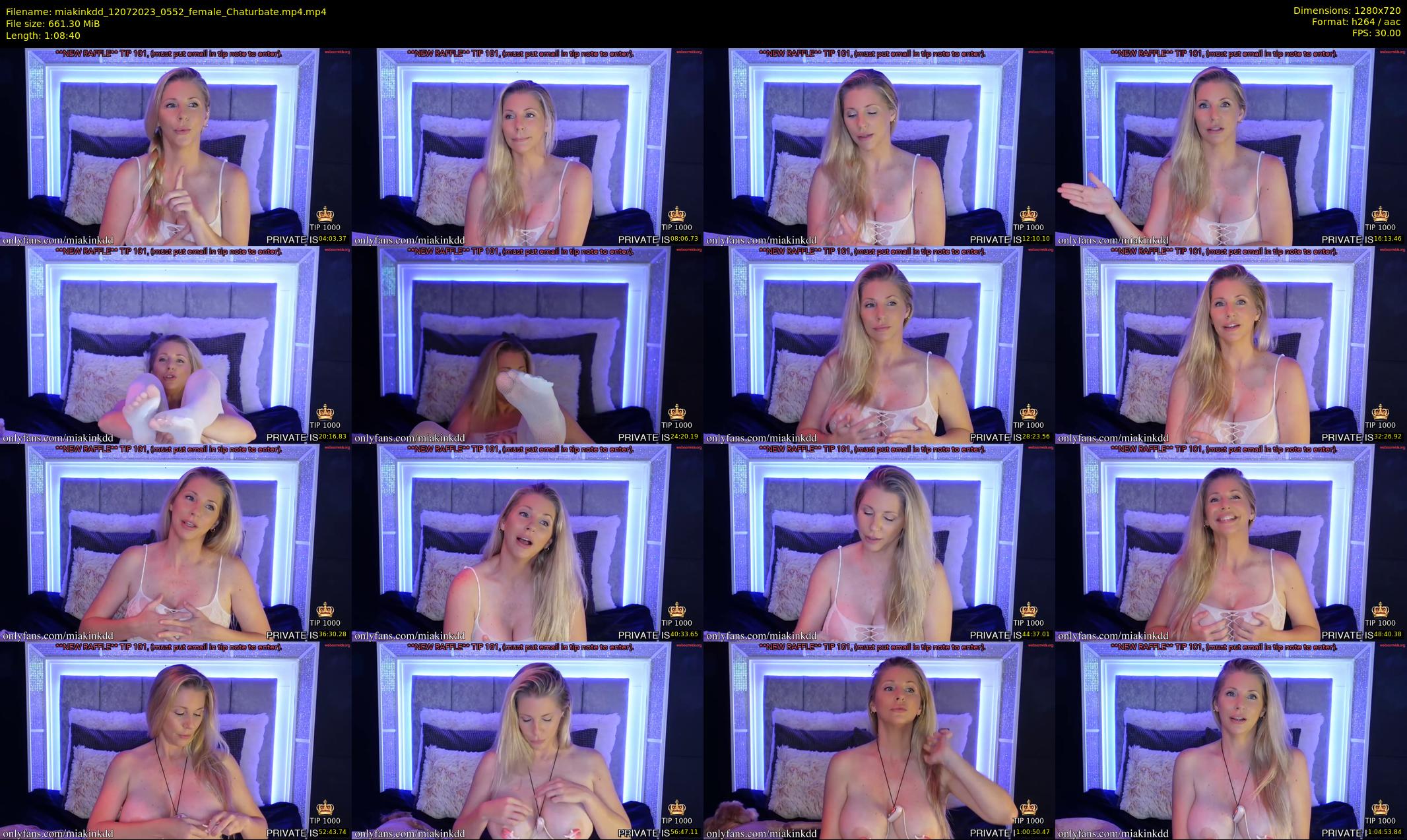 miakinkdd — 69 minute Chaturbate female cam show recording, 720p, Jul 12, 2023