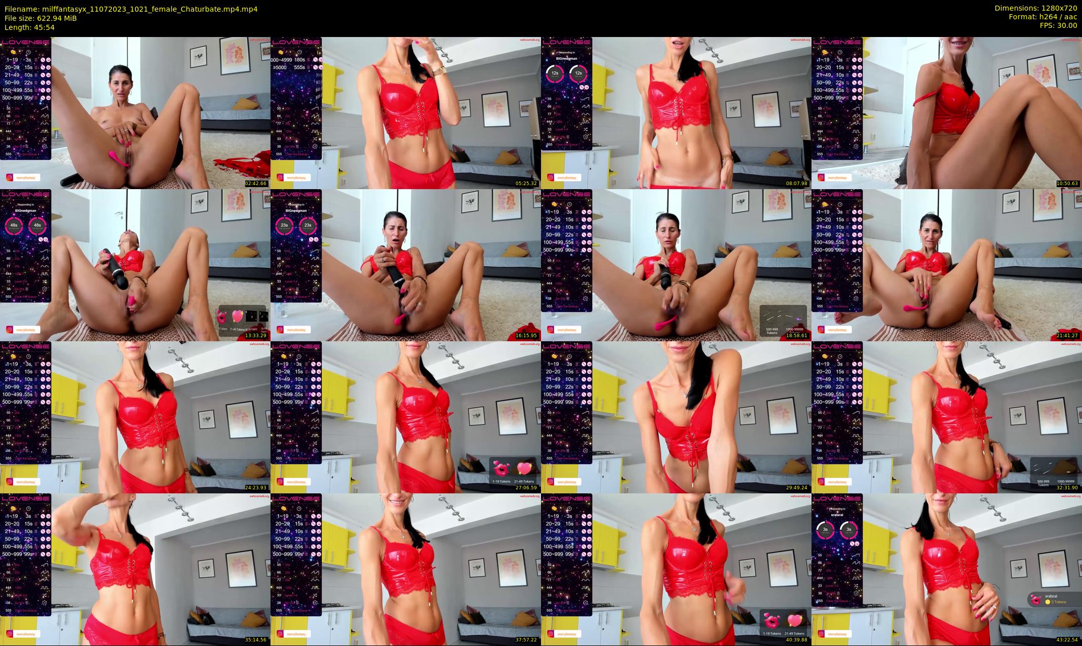 milffantasyx — 46 minute Chaturbate female cam show recording, 720p, Jul 11, 2023