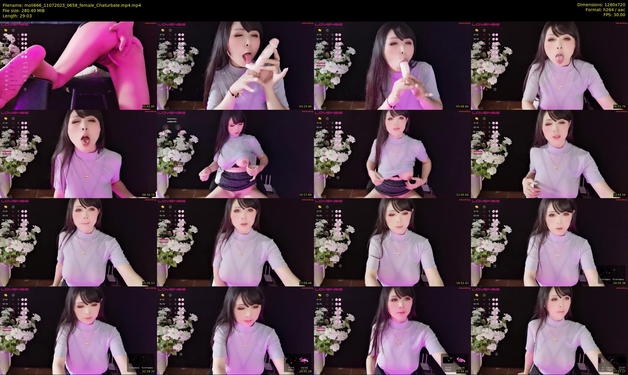 moli666 — 30 minute Chaturbate female cam show recording, 720p, Jul 11, 2023